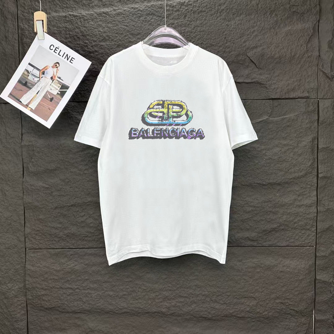 Balenciaga 2025 New Couple’s Printed T-Shirt S–XXL