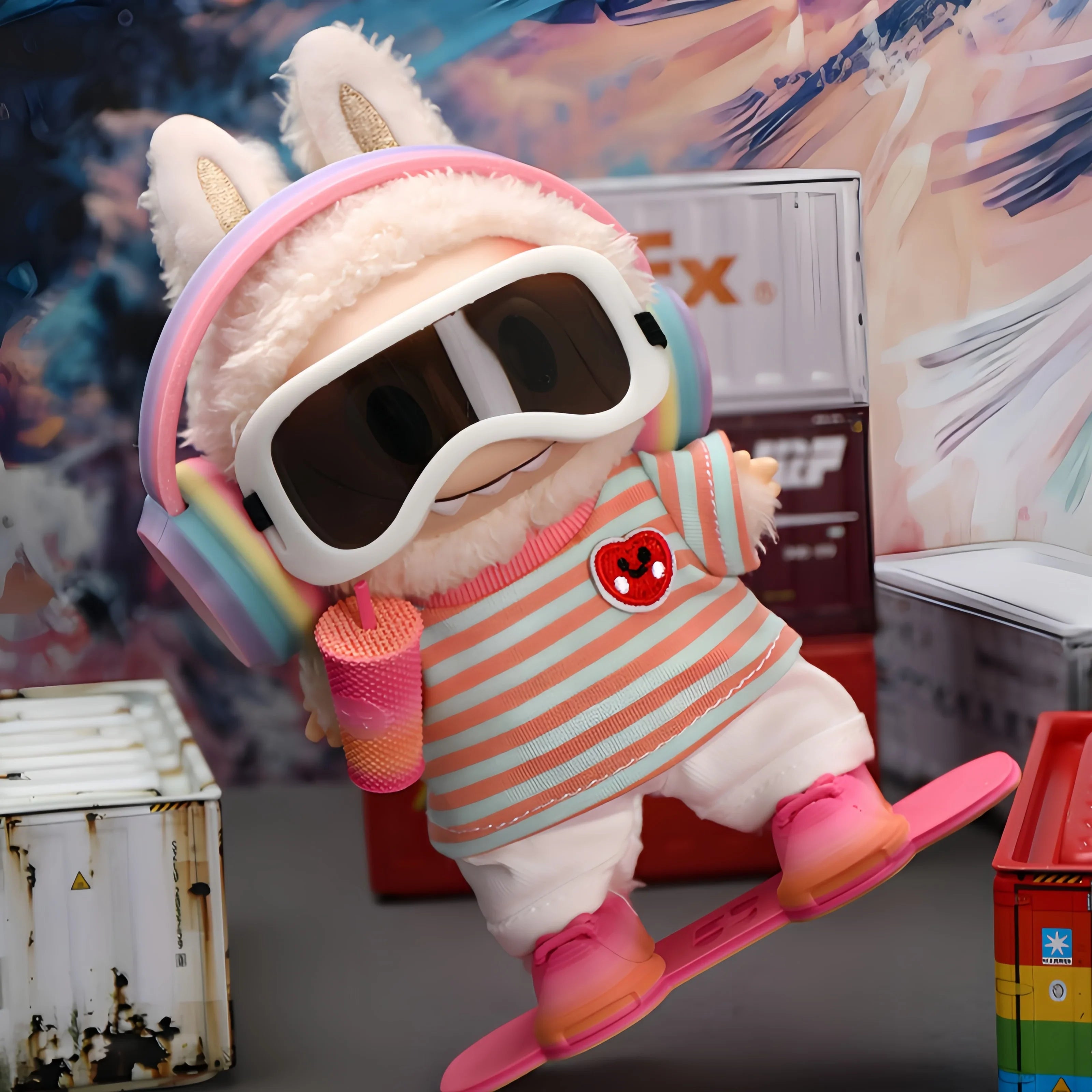 Pop Mart 17cm Labubu Doll Clothes – Snowboarding Sportswear Outfit (for Standing Doll) – Fits Gen 1/2/3 (Doll Not Included)-18 - INNZEA OFFICIAL