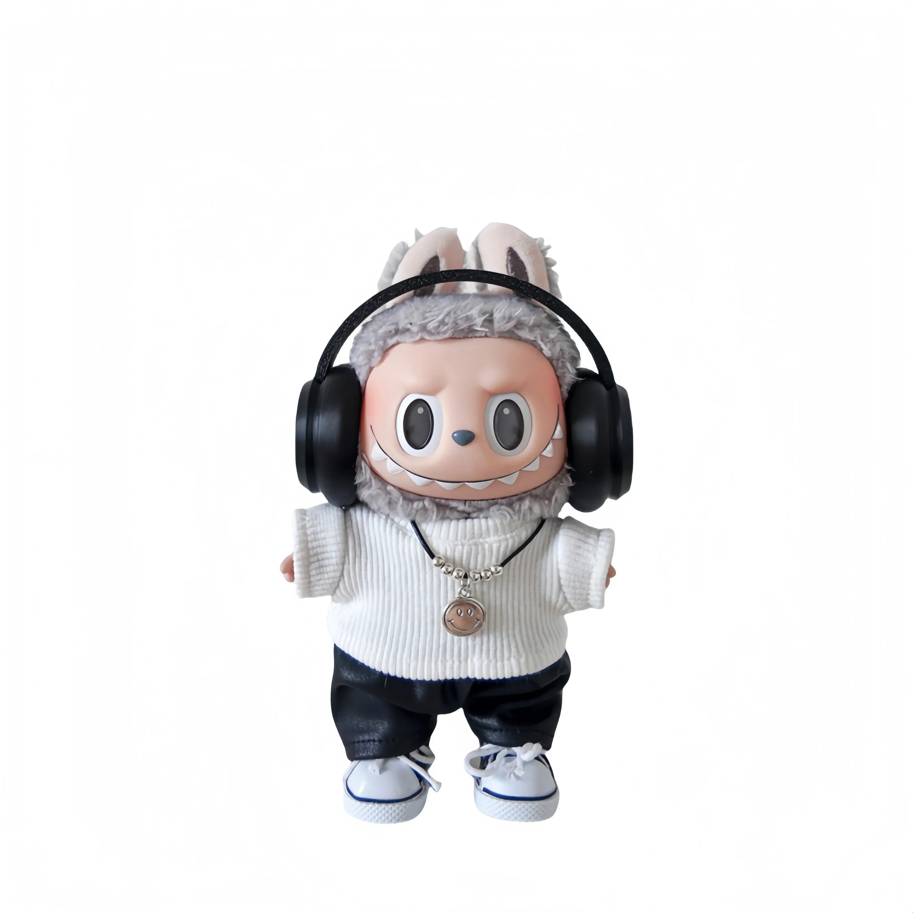Pop Mart Labubu 1/2/3 Gen Doll Clothes – "Trendy Cool" 5-Piece - INNZEA OFFICIAL