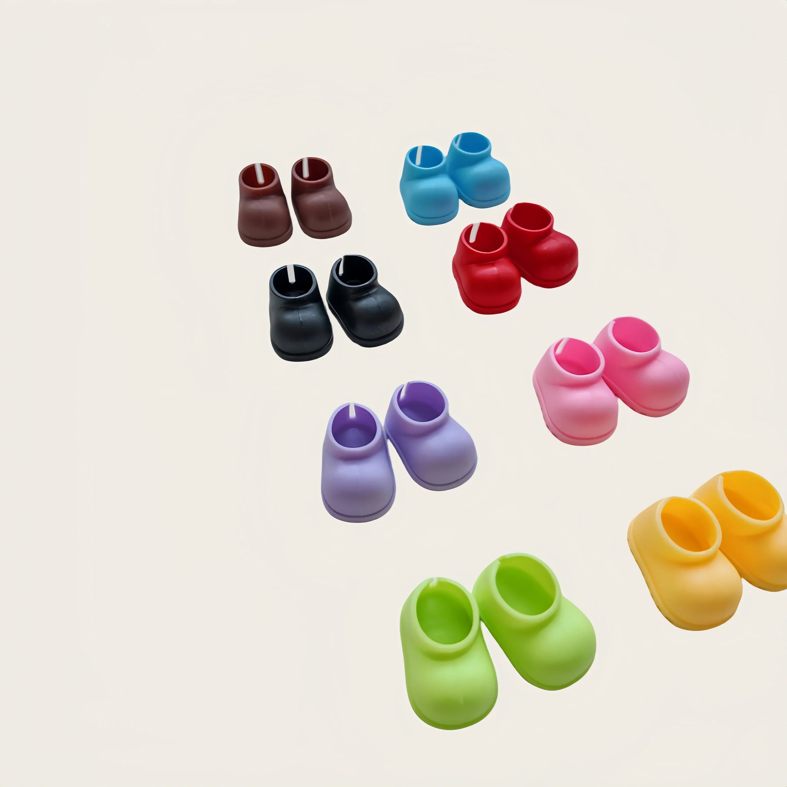 Labubu Doll Boots - Colourful Shoes for Pop Mart 17cm Dolls(Gen 1/2/3). Durable,vibrant colors-ideal for mixing,matcging, and collecting. - INNZEA OFFICIAL