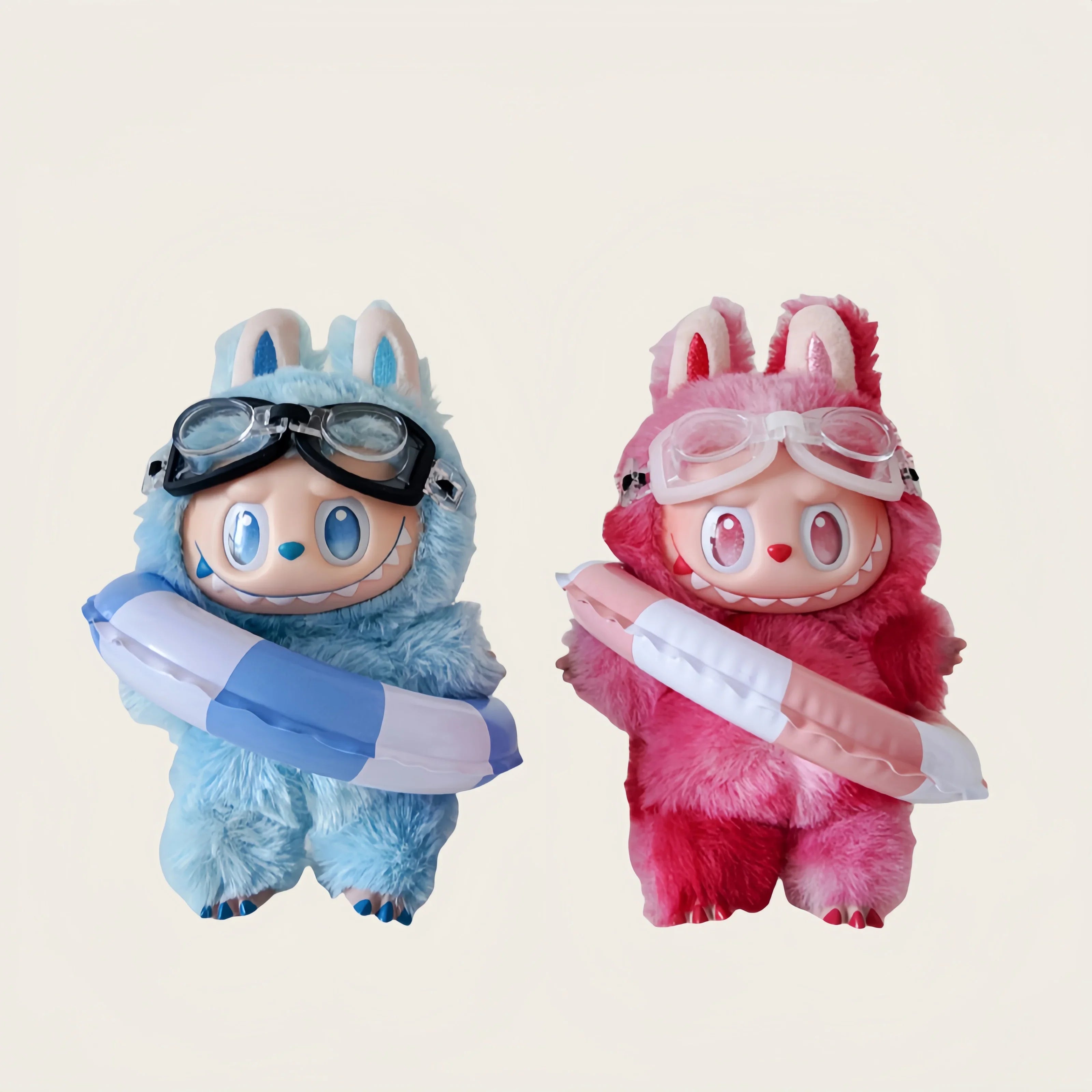 Pop Mart Labubu 1/3 Gen Doll Clothes – Summer Swimwear Set 2-Piece (Includes Swim Goggles & Float Ring)