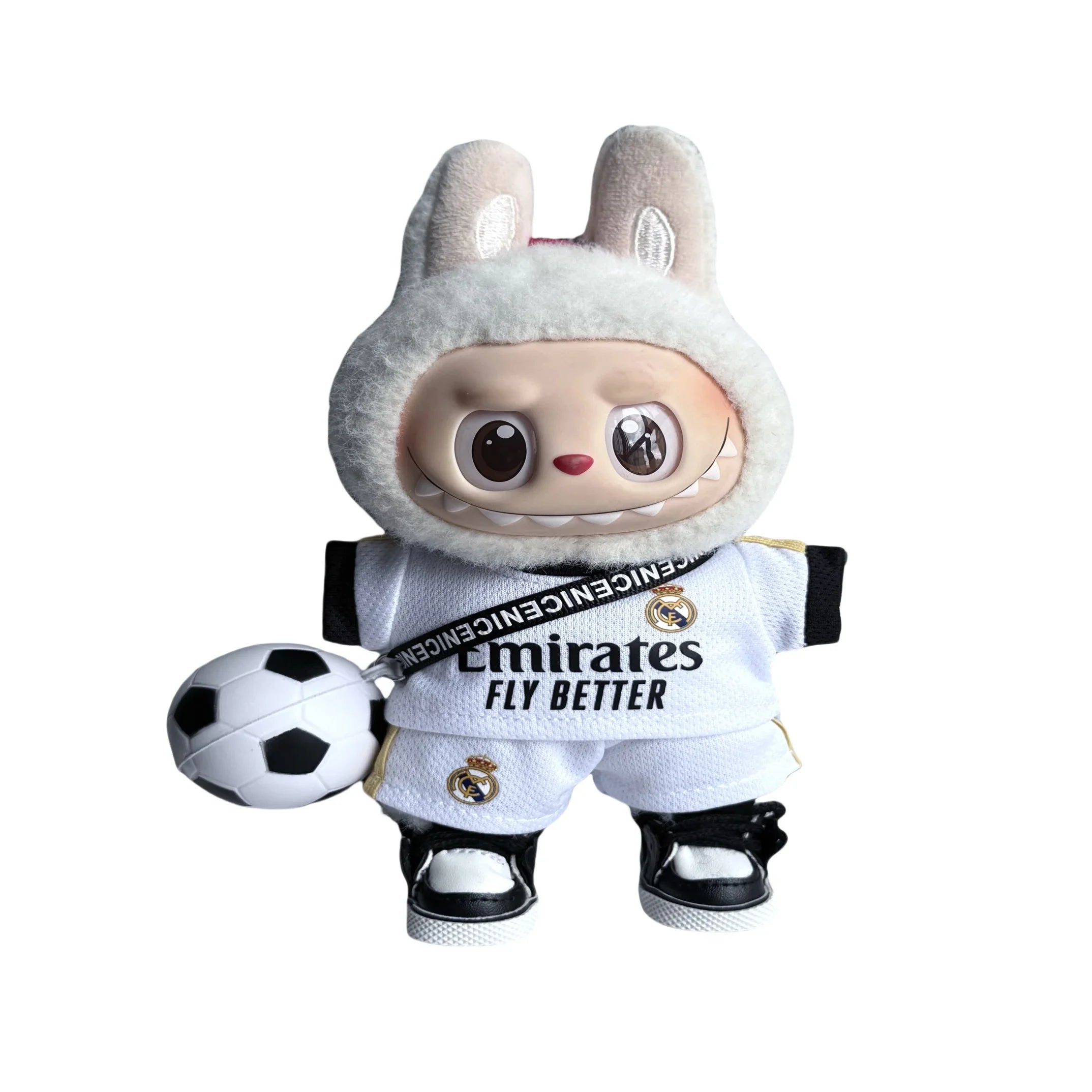 Pop Mart 17cm Labubu Doll Clothes – Soccer & Basketball Sports Uniform Set – Fits Gen 1/2/3 (Clothes Only, Doll Not Included)-04 - INNZEA OFFICIAL