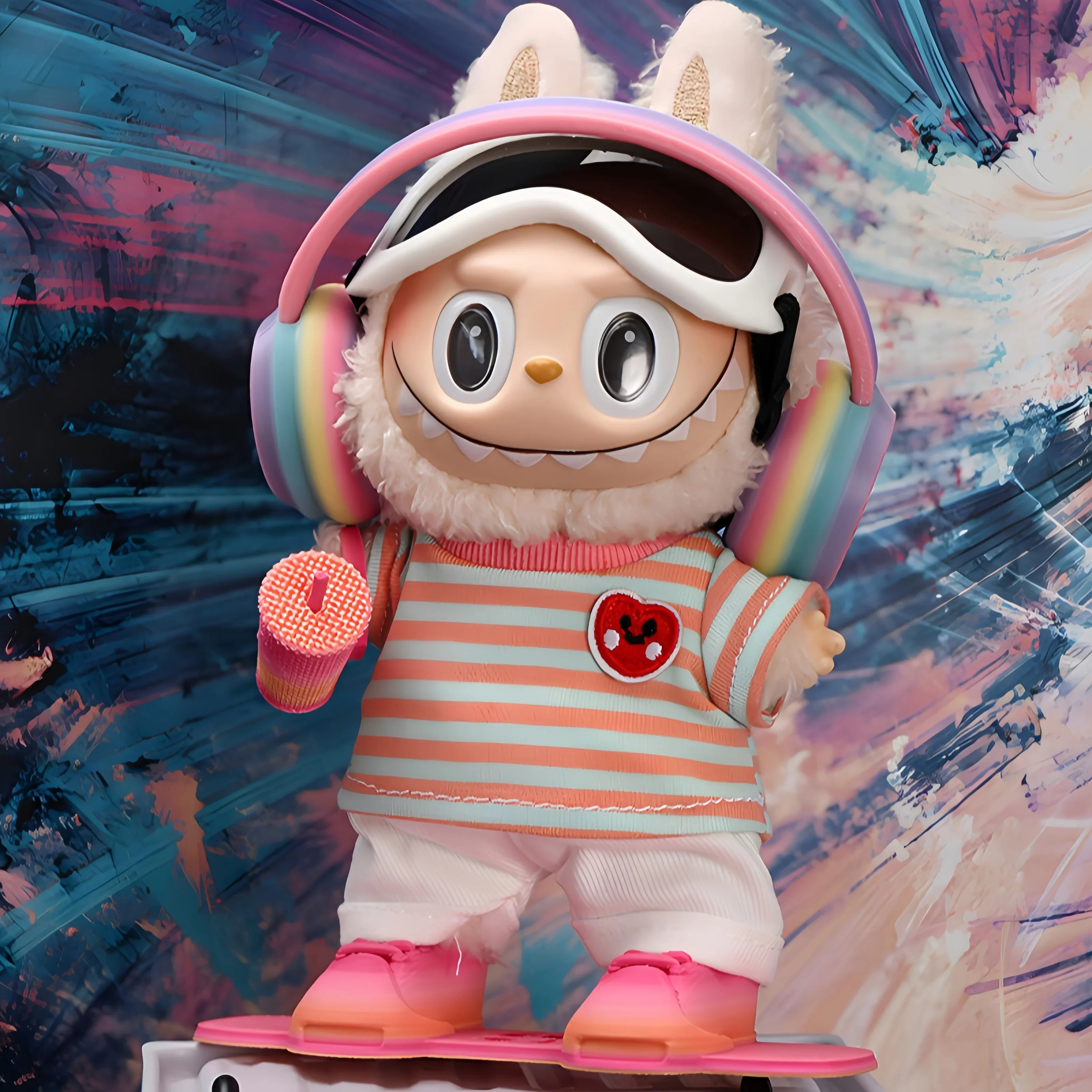 Pop Mart 17cm Labubu Doll Clothes – Snowboarding Sportswear Outfit (for Standing Doll) – Fits Gen 1/2/3 (Doll Not Included)-18 - INNZEA OFFICIAL