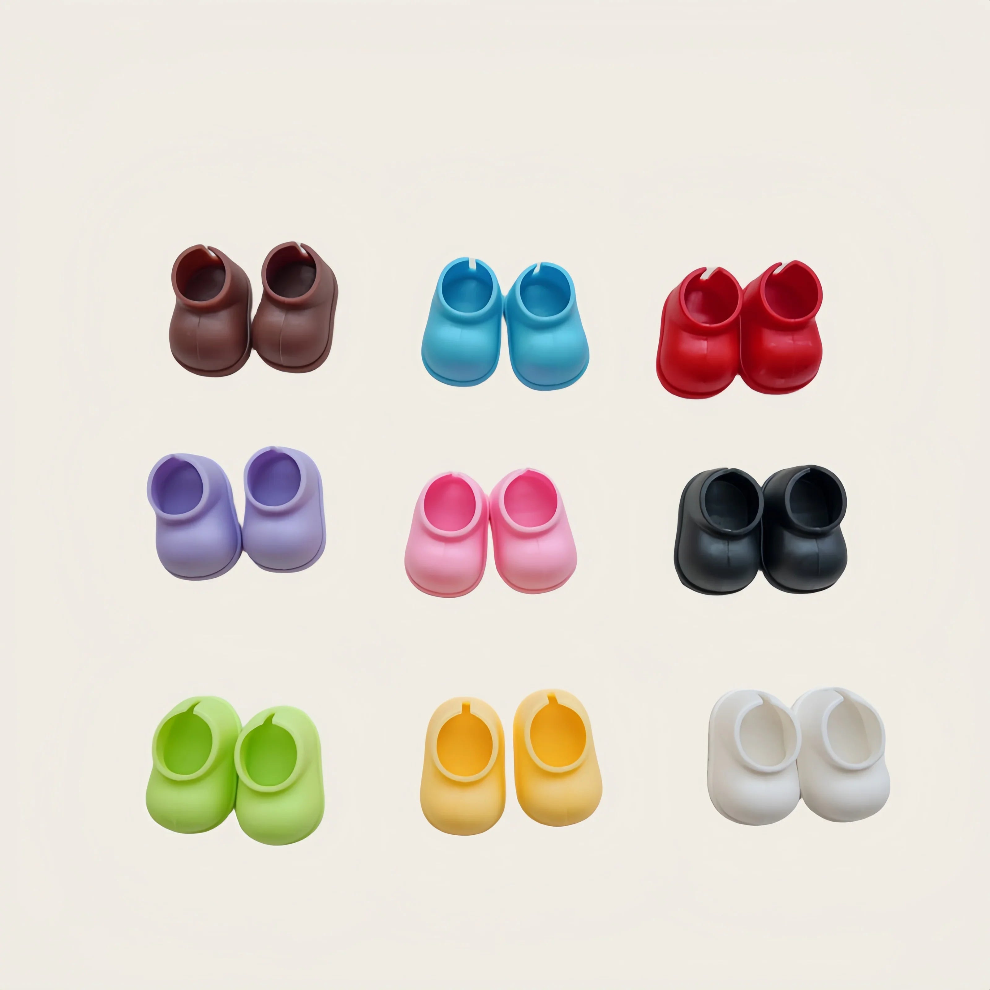 Labubu Doll Boots - Colourful Shoes for Pop Mart 17cm Dolls(Gen 1/2/3). Durable,vibrant colors-ideal for mixing,matcging, and collecting.