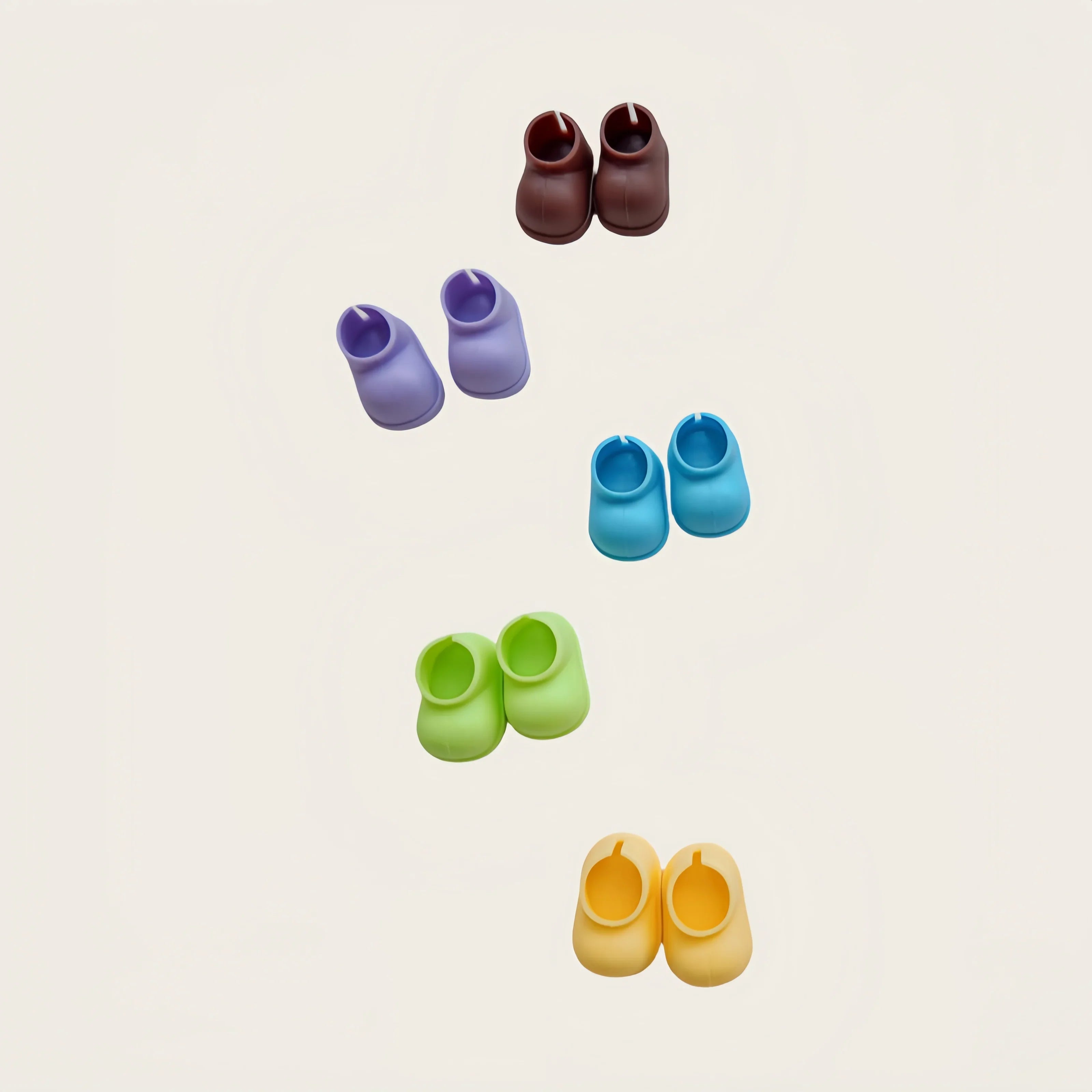 Labubu Doll Boots - Colourful Shoes for Pop Mart 17cm Dolls(Gen 1/2/3). Durable,vibrant colors-ideal for mixing,matcging, and collecting. - INNZEA OFFICIAL