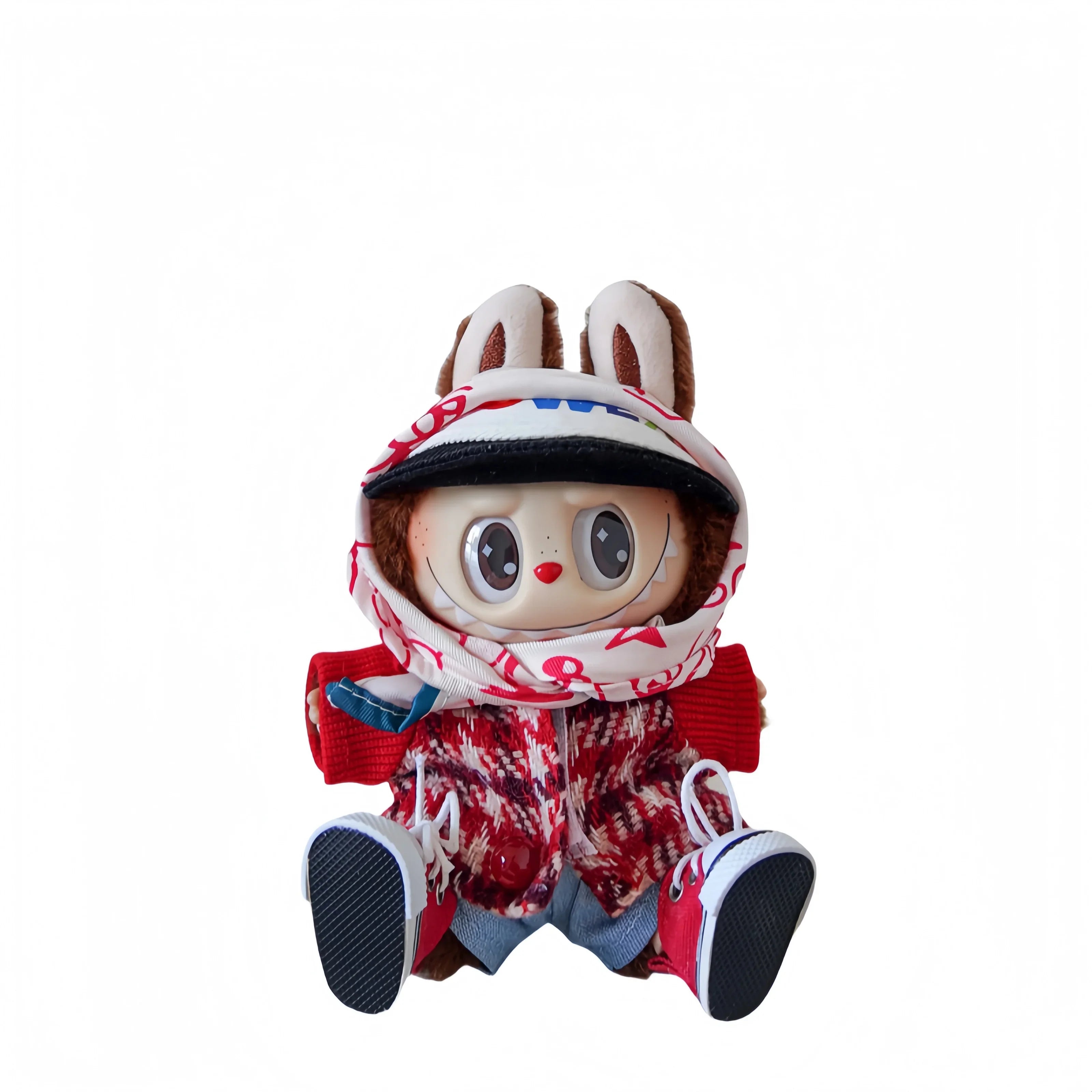 Labubu Doll Costume GD Same Set – 6-Piece G-Dragon Concert Style Outfit for 17cm Dolls - INNZEA OFFICIAL
