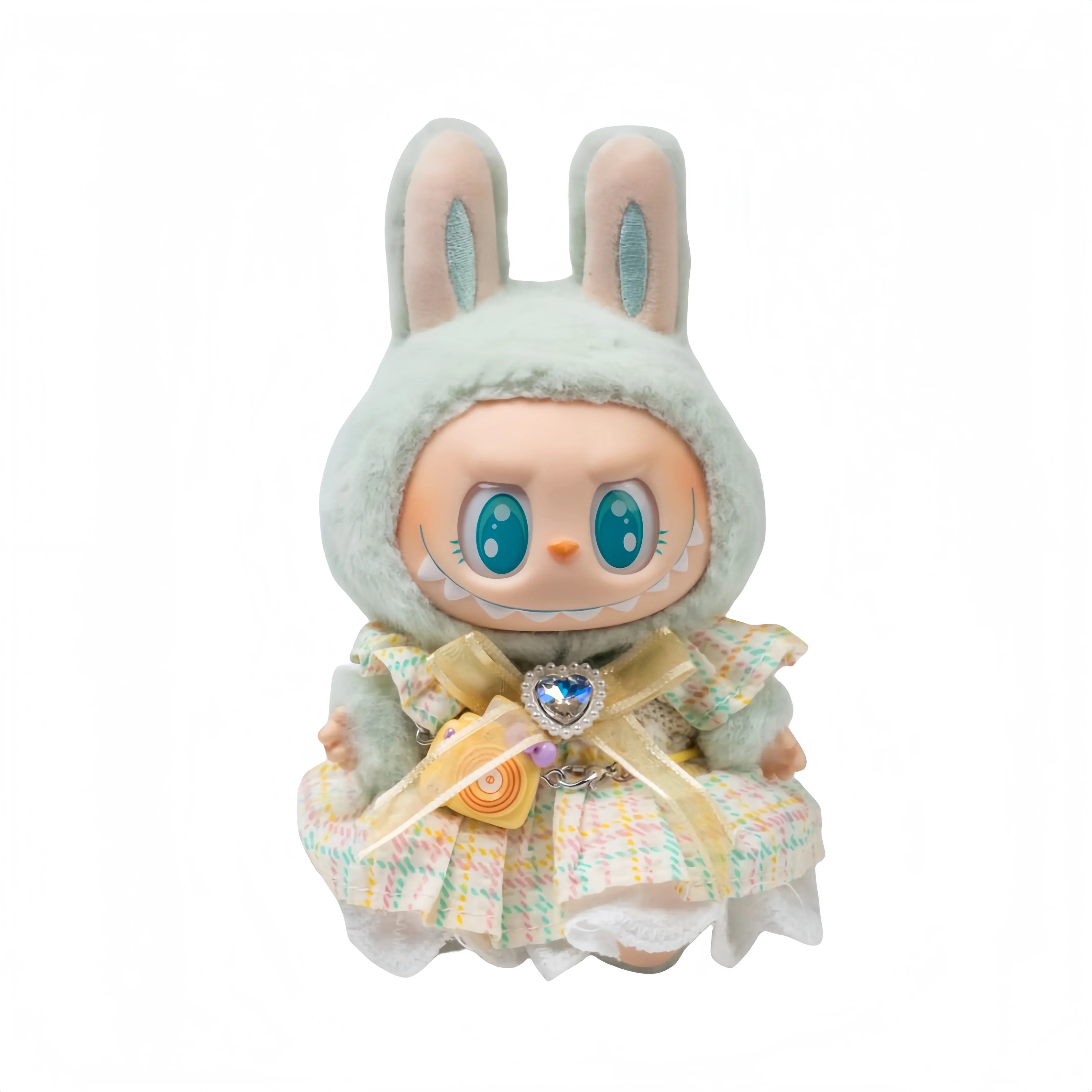 Pop Mart Labubu Doll Clothes – Macaron-Style Skirt & Accessories Set for Sitting Party Series (Fits Gen 1/2, Doll Not Included) - INNZEA OFFICIAL
