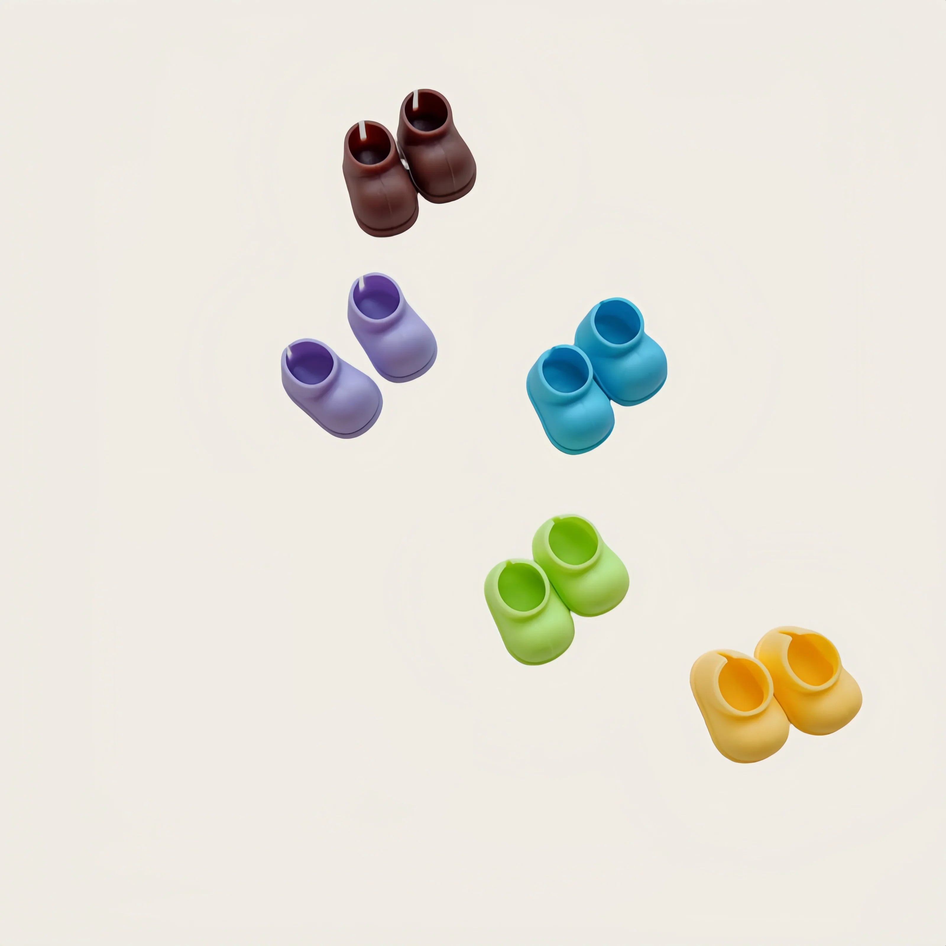 Labubu Doll Boots - Colourful Shoes for Pop Mart 17cm Dolls(Gen 1/2/3). Durable,vibrant colors-ideal for mixing,matcging, and collecting. - INNZEA OFFICIAL