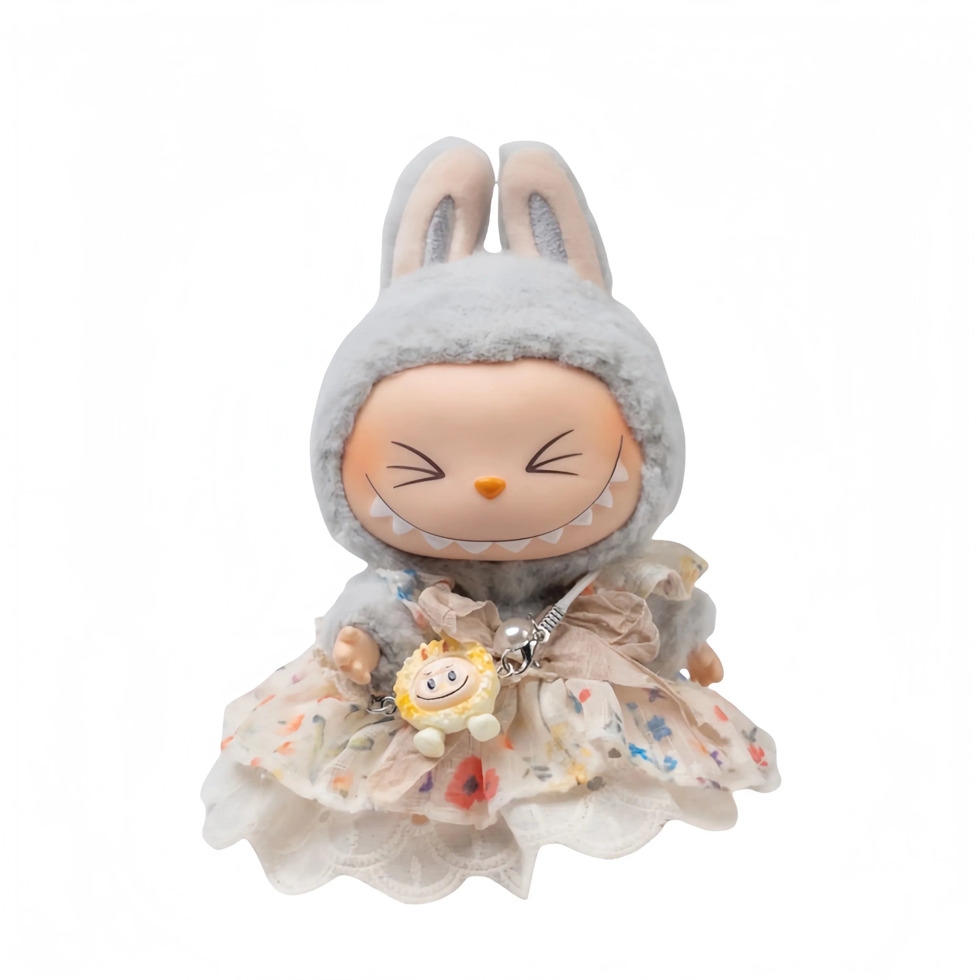 Pop Mart Labubu Doll Clothes – Macaron-Style Skirt & Accessories Set for Sitting Party Series (Fits Gen 1/2, Doll Not Included) - INNZEA OFFICIAL