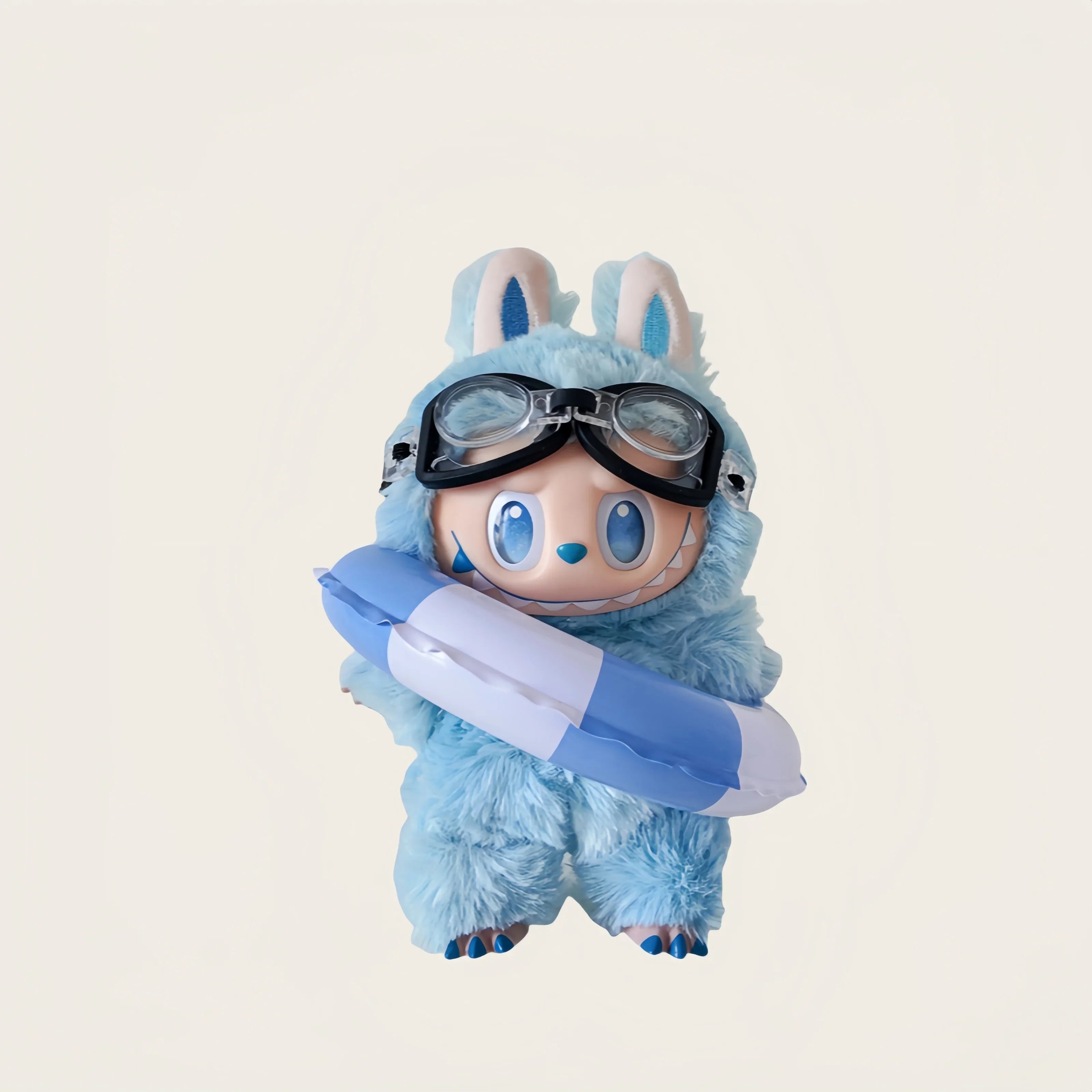 Pop Mart Labubu 1/3 Gen Doll Clothes – Summer Swimwear Set 2-Piece (Includes Swim Goggles & Float Ring) - INNZEA OFFICIAL