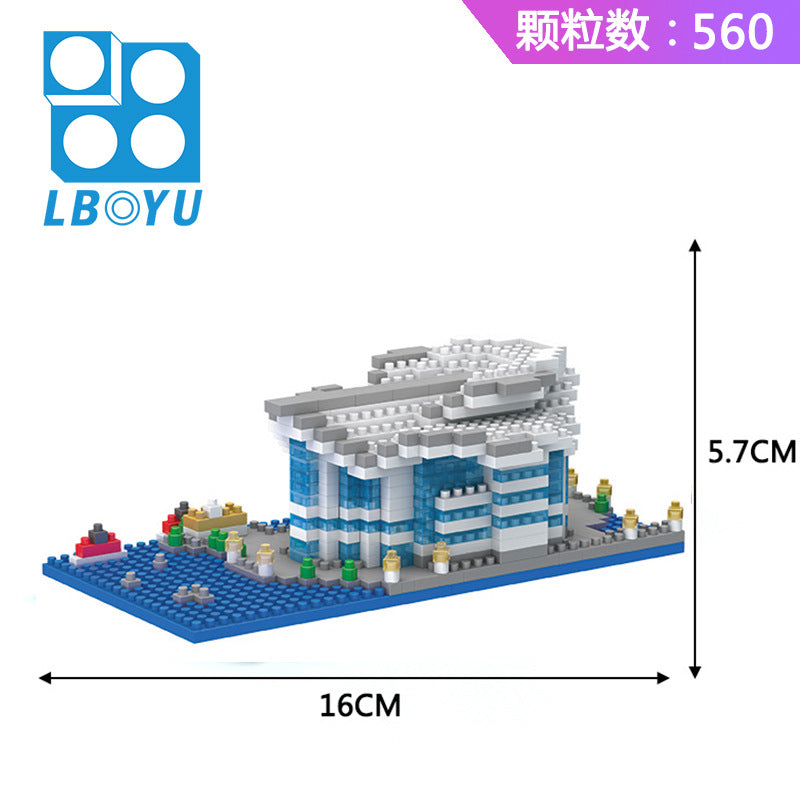 Micro Mini Diamond Building Blocks Taj Mahal & Eiffel Tower Set – DIY Architecture Model Kit, Educational Construction Toy Gift for Kids & Adults