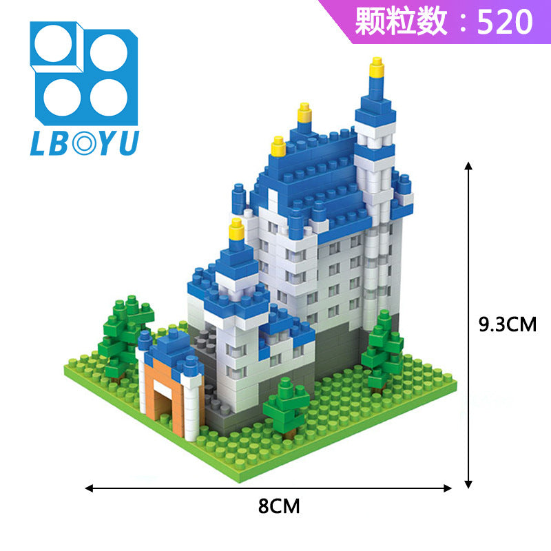 Micro Mini Diamond Building Blocks Taj Mahal & Eiffel Tower Set – DIY Architecture Model Kit, Educational Construction Toy Gift for Kids & Adults