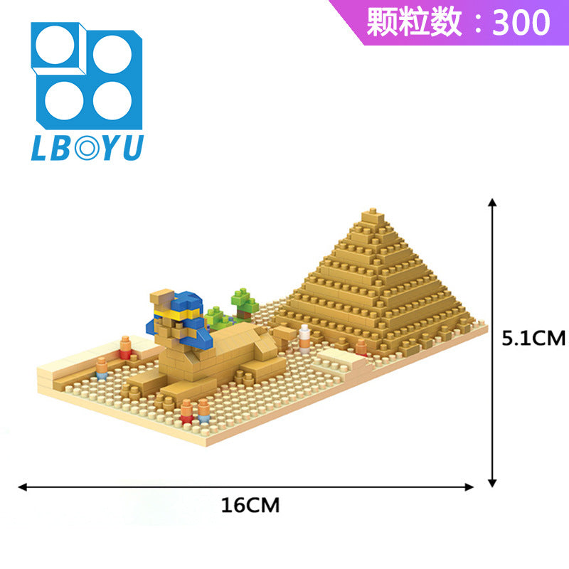 Micro Mini Diamond Building Blocks Taj Mahal & Eiffel Tower Set – DIY Architecture Model Kit, Educational Construction Toy Gift for Kids & Adults