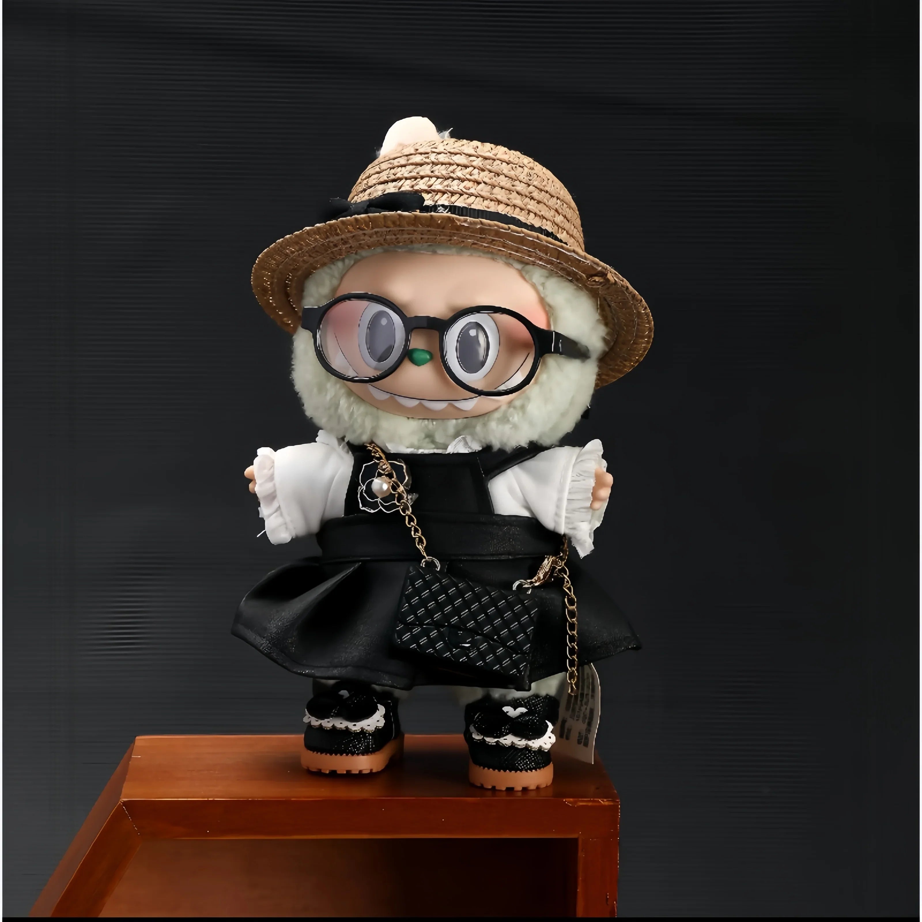 Pop Mart Labubu 1/2/3 Gen Doll Clothes Little Chanel Style 6-Piece Set (Clothes Only) - INNZEA OFFICIAL