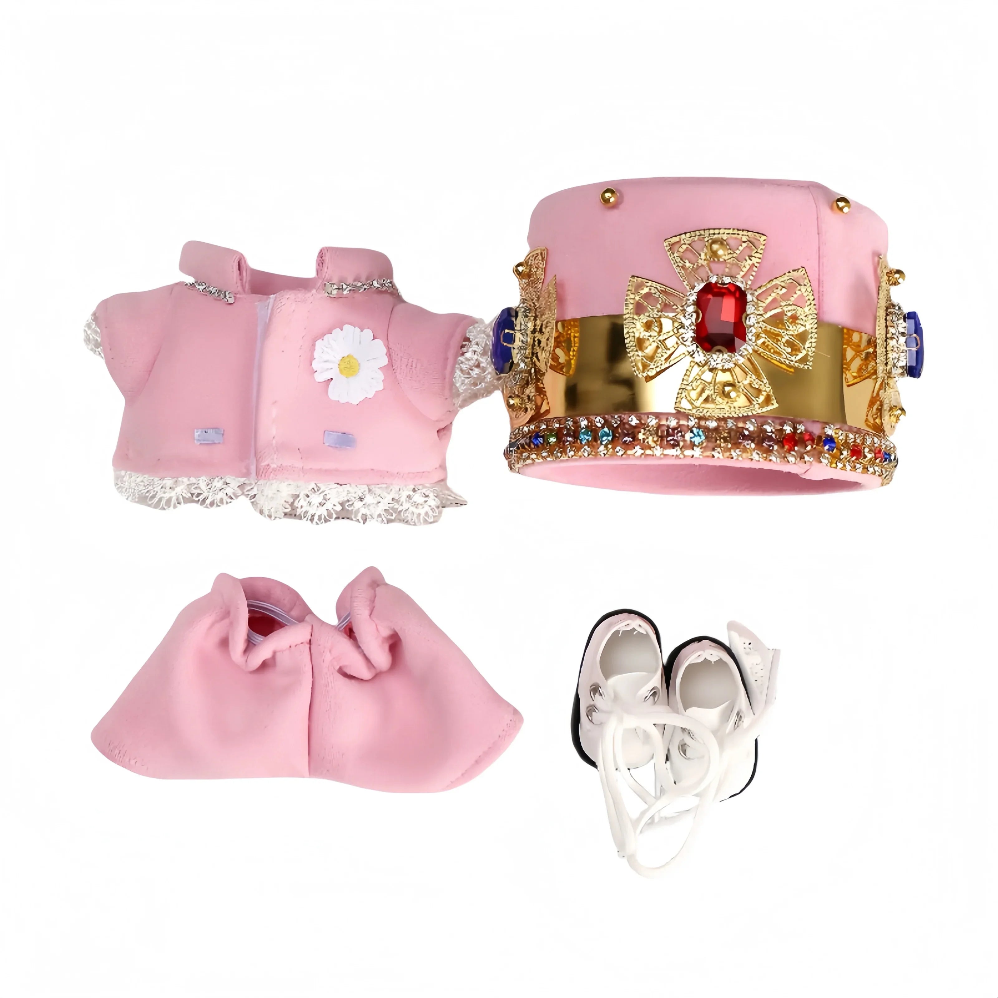 Pop Mart Labubu 1/2/3 Gen Doll Clothes GD Pink Concert Style 6-Piece Set (Clothes Only) - INNZEA OFFICIAL