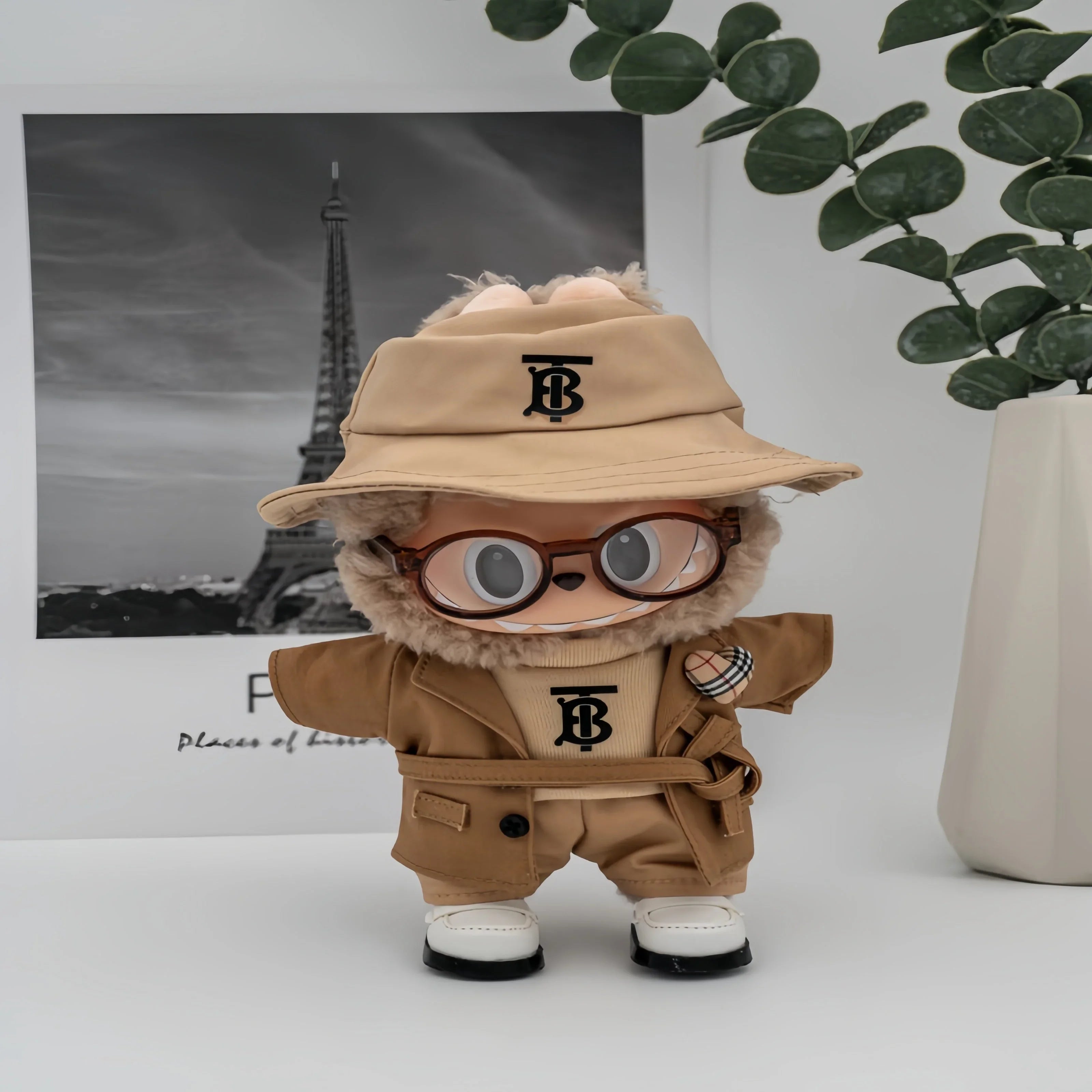Pop Mart 17cm Labubu Doll Clothes – Designer-Inspired High-Fashion Streetwear Outfit 6-Piece Set – Fits Gen 1/2/3 (Clothes Only, Doll Not Included)-10 - INNZEA OFFICIAL