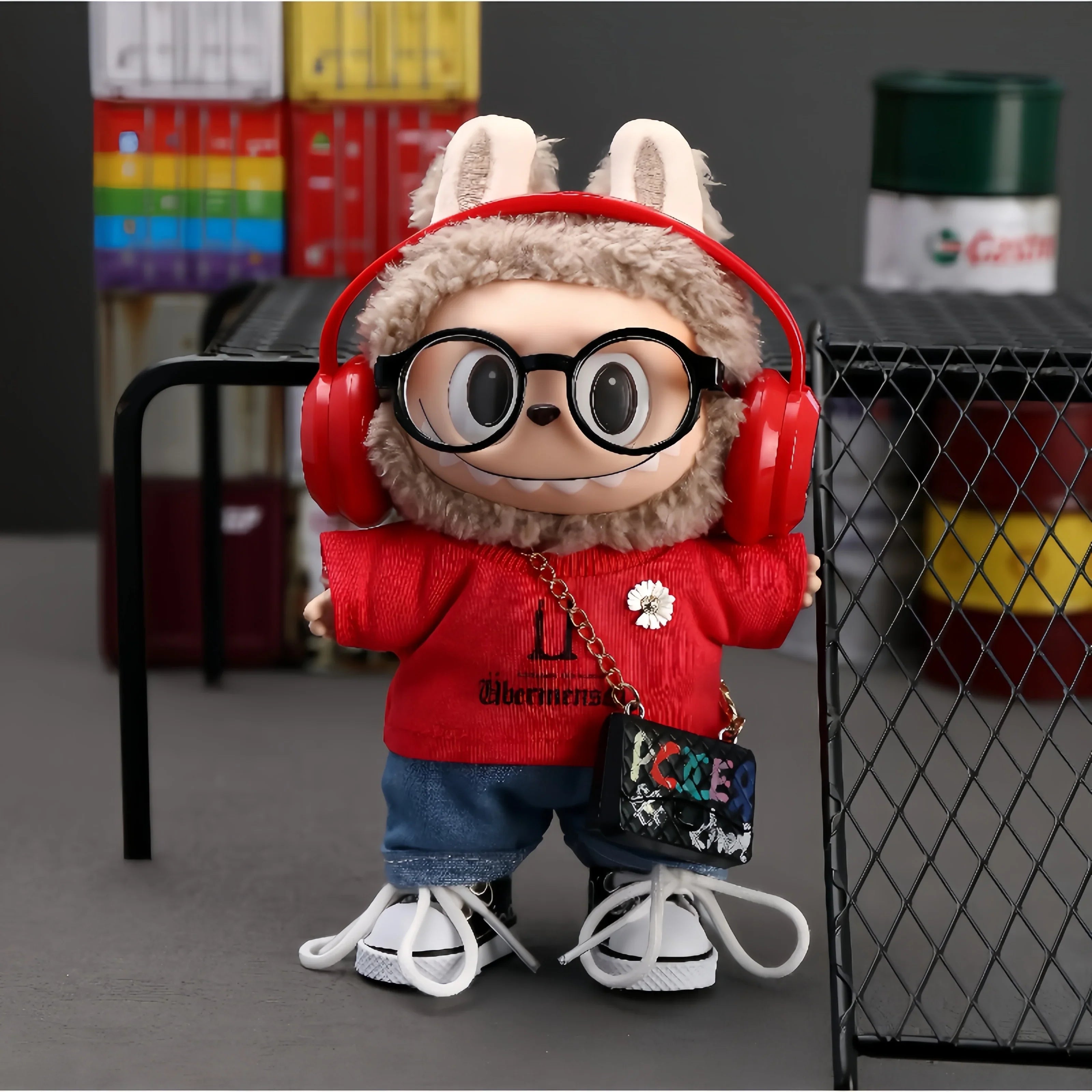 Pop Mart Labubu 1/2/3 Gen Doll Clothes Straw Hat 6-Piece Set GD Edition (Clothes Only) - INNZEA OFFICIAL