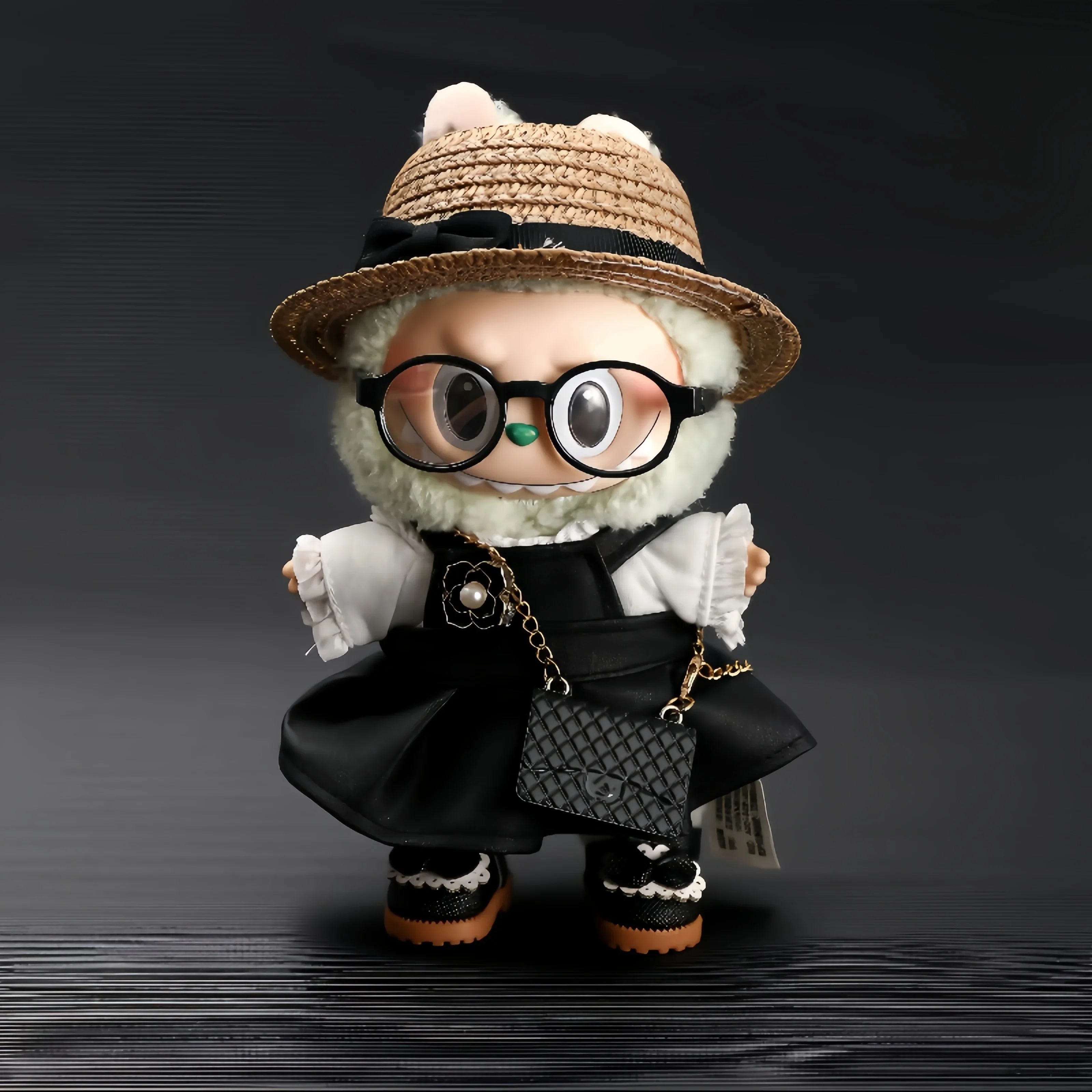 Pop Mart Labubu 1/2/3 Gen Doll Clothes Little Chanel Style 6-Piece Set (Clothes Only) - INNZEA OFFICIAL