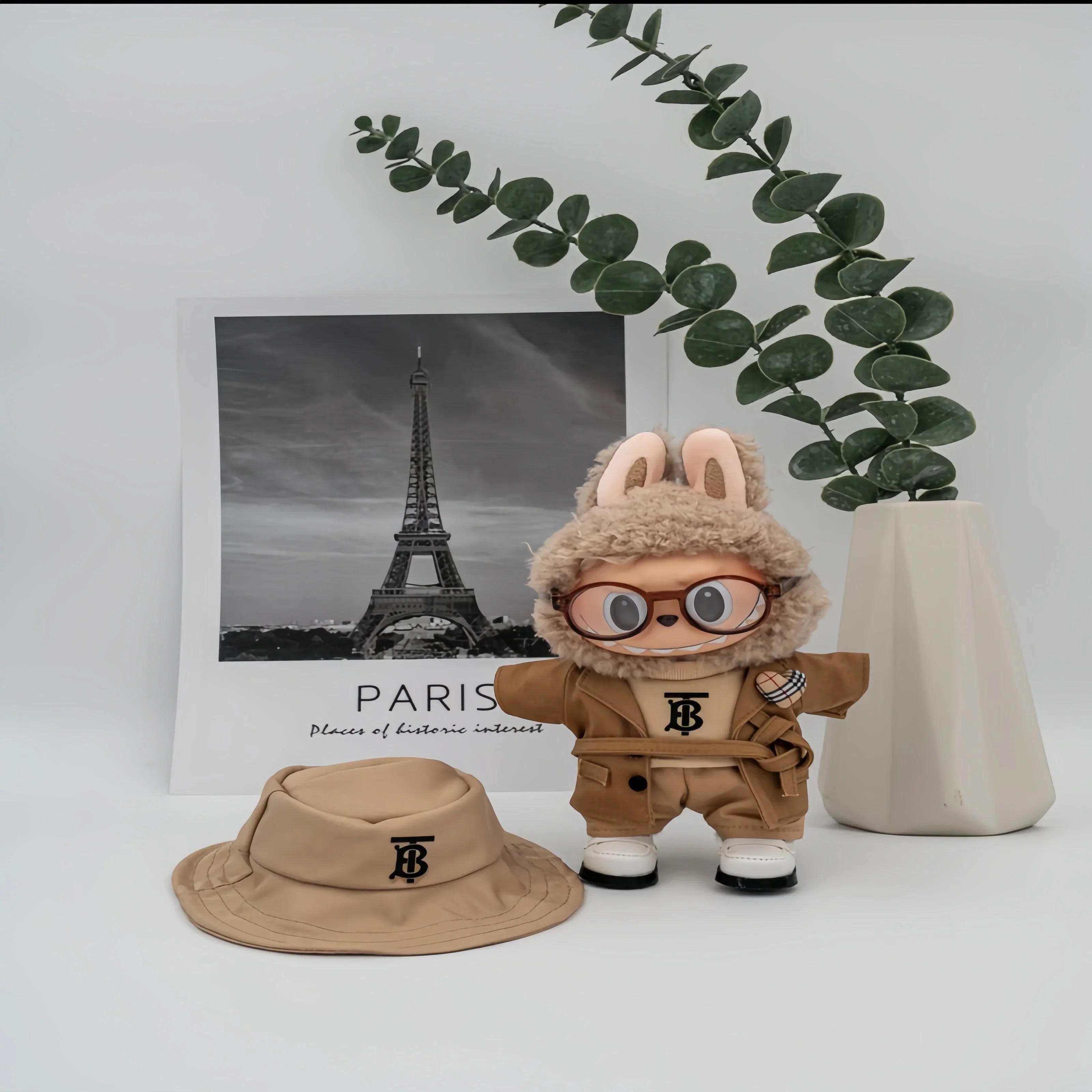 Pop Mart 17cm Labubu Doll Clothes – Designer-Inspired High-Fashion Streetwear Outfit 6-Piece Set – Fits Gen 1/2/3 (Clothes Only, Doll Not Included)-10 - INNZEA OFFICIAL