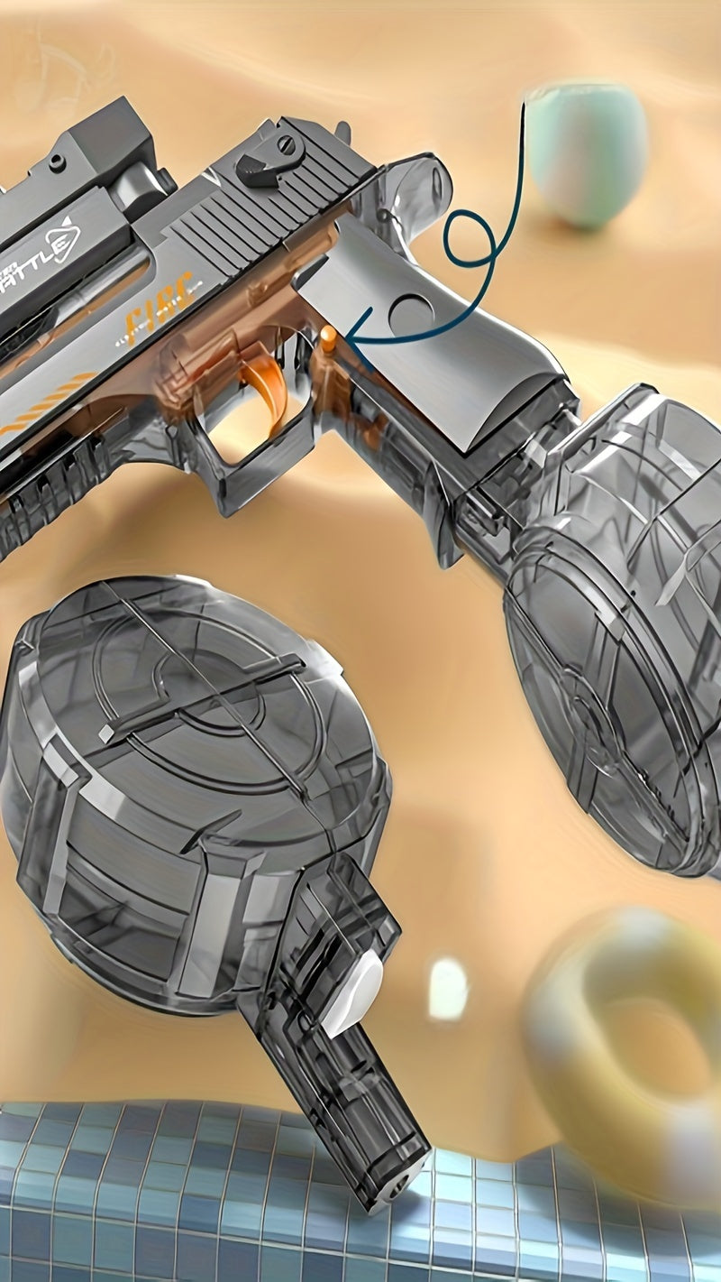 Automatic High-Capacity Water Blaster (525cc) – Luxury Summer Outdoor Spray Gun for Kids & Adults