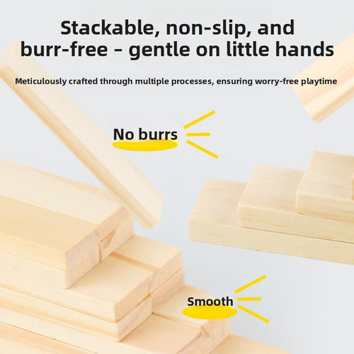 CECPC Archimedes Wooden Blocks – Montessori DIY Construction Set for Preschool, Educational Toy for Kids