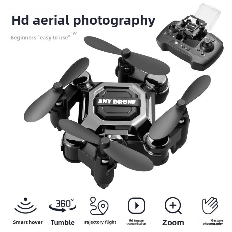 Mini Foldable Drone with Camera RC Quadcopter for Kids Durable Easy Control Toy