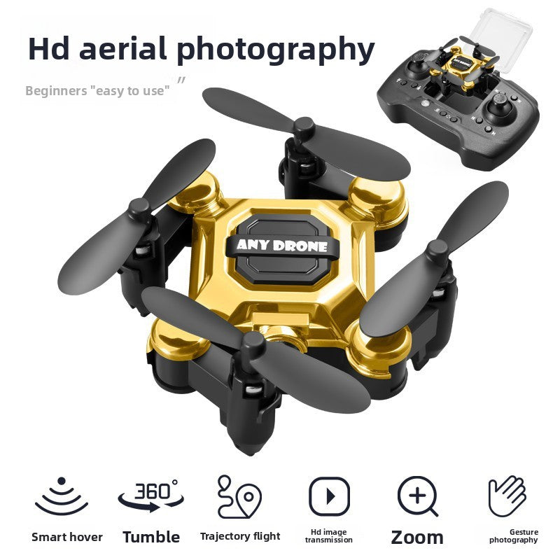 Mini Foldable Drone with Camera RC Quadcopter for Kids Durable Easy Control Toy