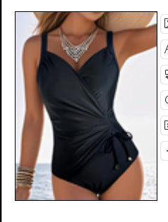 2025年新款连体泳衣欧美女士聚拢性感显瘦比基尼bikini多颜色爆款