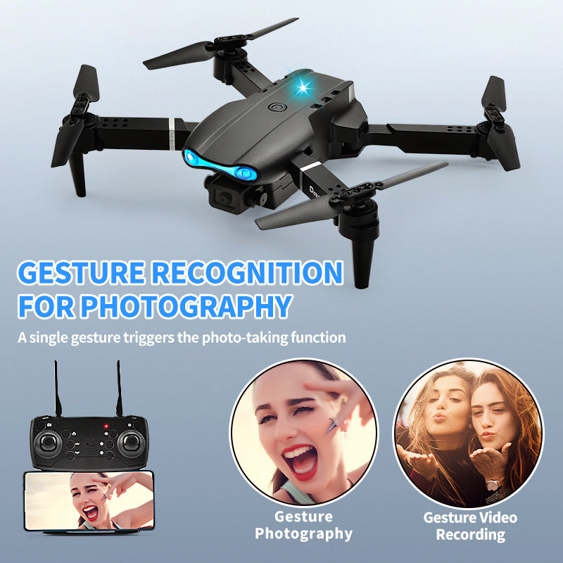 E99 Foldable Drone with HD Camera – RC Quadcopter for Kids
