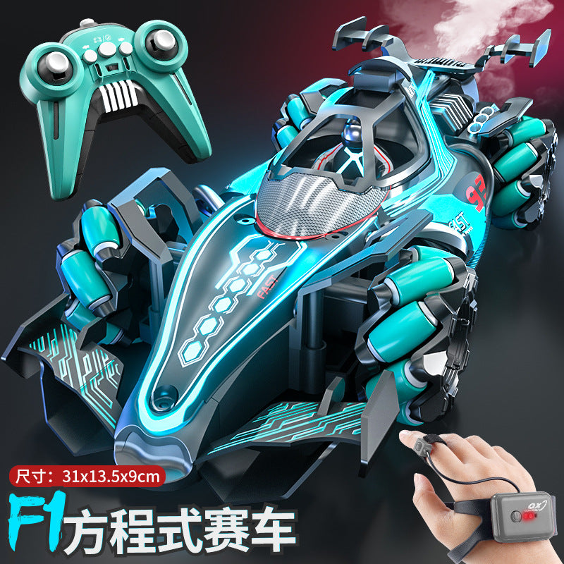 [Factory Direct] F1 Style Gesture Control RC Car with Spray – 2.4GHz 4WD Drift Stunt Racing Car for Kids 06