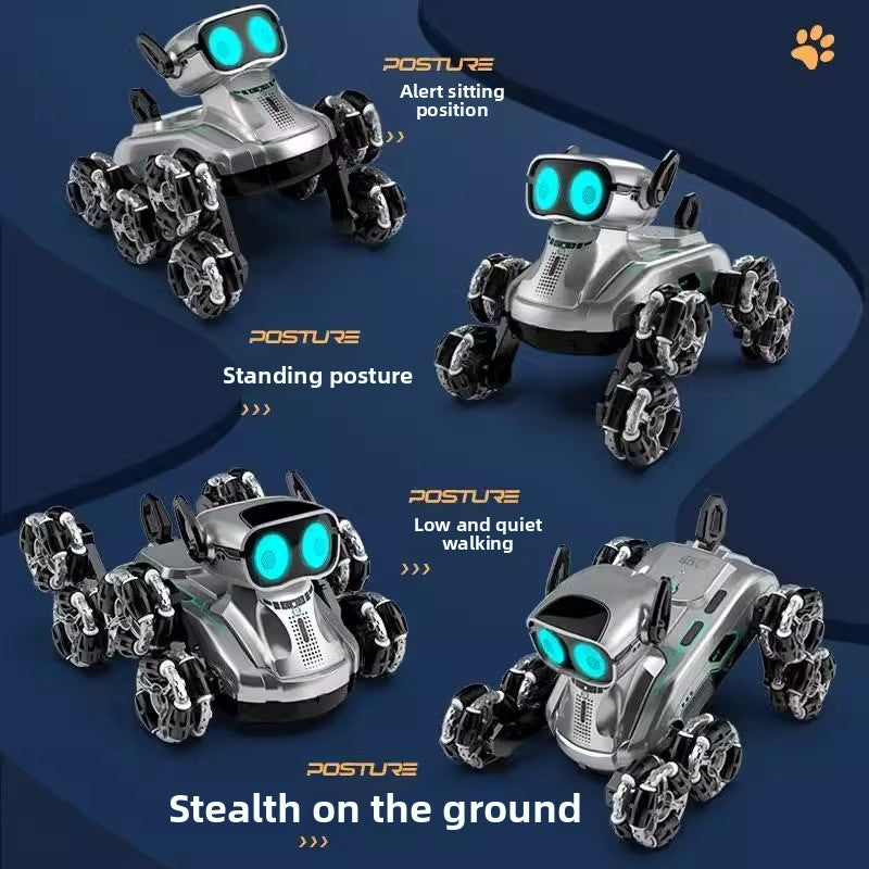 [Factory Direct] Transforming RC Robot Dog Car – 4WD Stunt Remote Control Toy with Gesture Sensor, Smart RC Vehicle for Kids 08