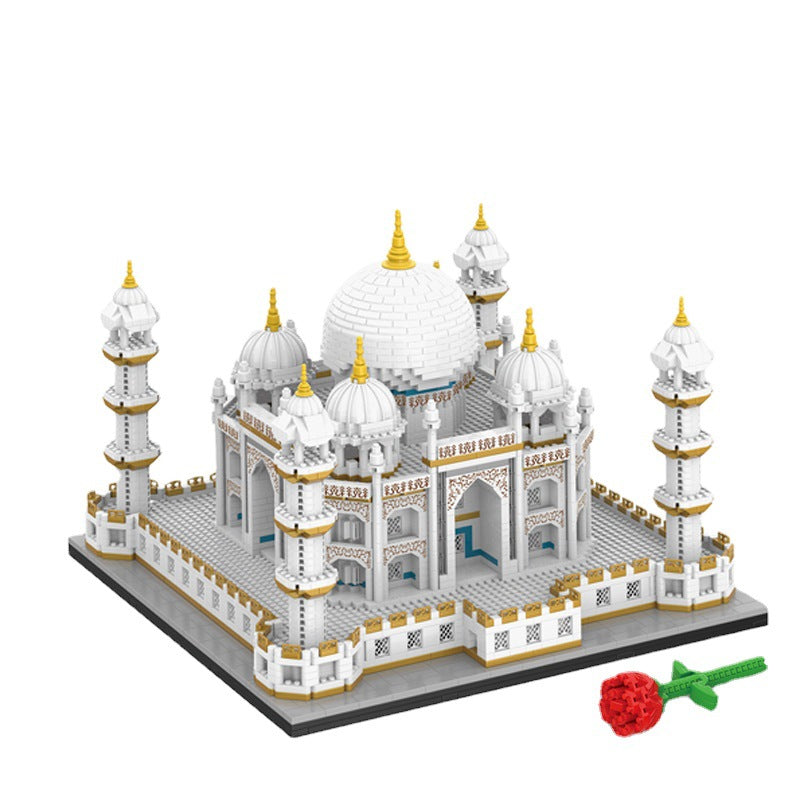 Taj Mahal Compatible LEGO-Style Castle Model – Micro Blocks DIY High-Difficulty Building Toy for Adults