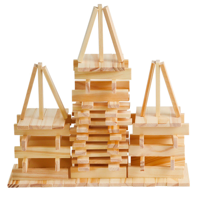 CECPC Archimedes Wooden Blocks – Montessori DIY Construction Set for Preschool, Educational Toy for Kids