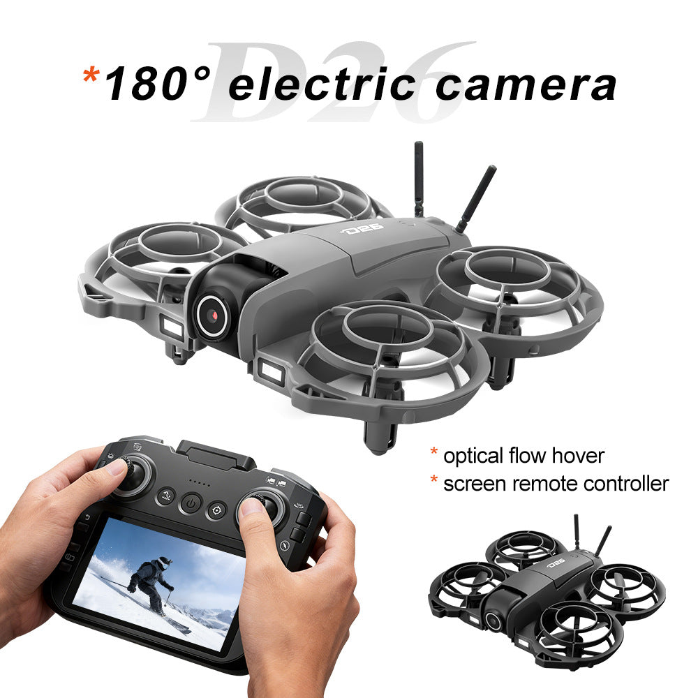 [Factory Direct Sales]26 RC Drone with 4.3'' Screen Controller – FPV Quadcopter with Optical Flow Positioning, HD Camera, Easy Control Drone for Beginners 01