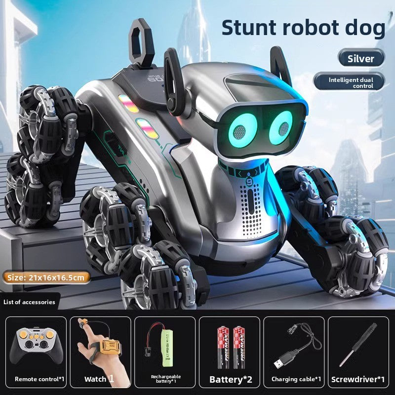 [Factory Direct] Transforming RC Robot Dog Car – 4WD Stunt Remote Control Toy with Gesture Sensor, Smart RC Vehicle for Kids 08