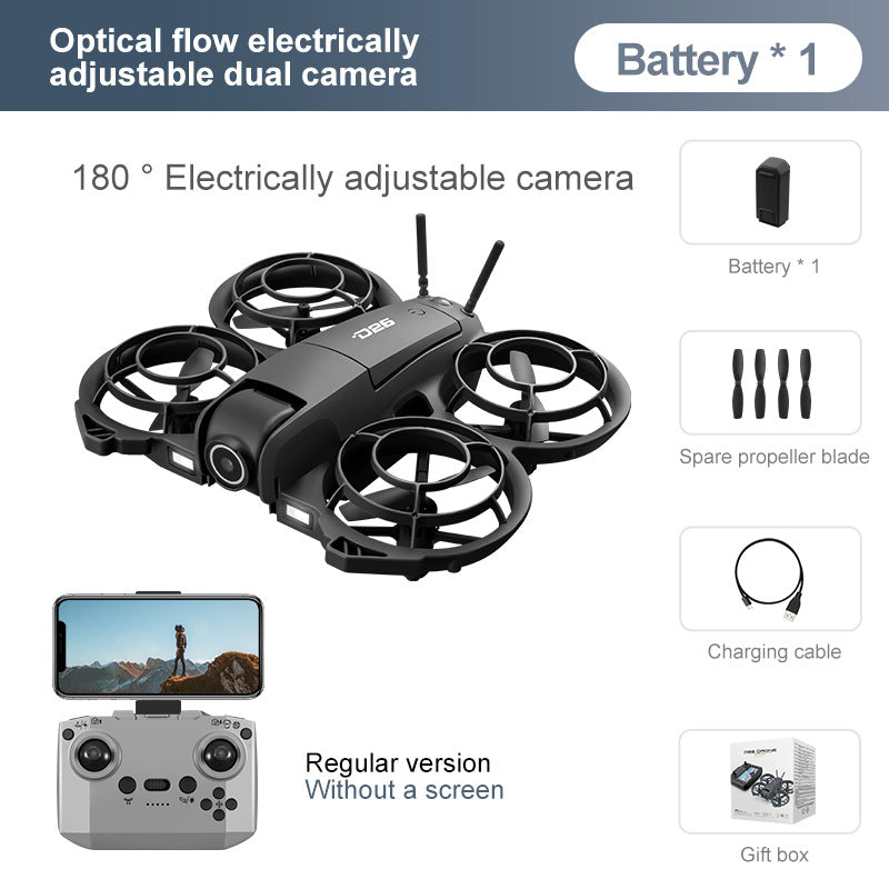 [Factory Direct Sales]26 RC Drone with 4.3'' Screen Controller – FPV Quadcopter with Optical Flow Positioning, HD Camera, Easy Control Drone for Beginners 01