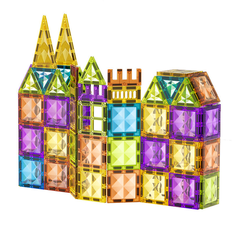 Color Window Magnetic Building Blocks Set for Kids – Creative DIY Construction Toy, Educational STEM Gift for Boys & Girls (59–229 PCS)