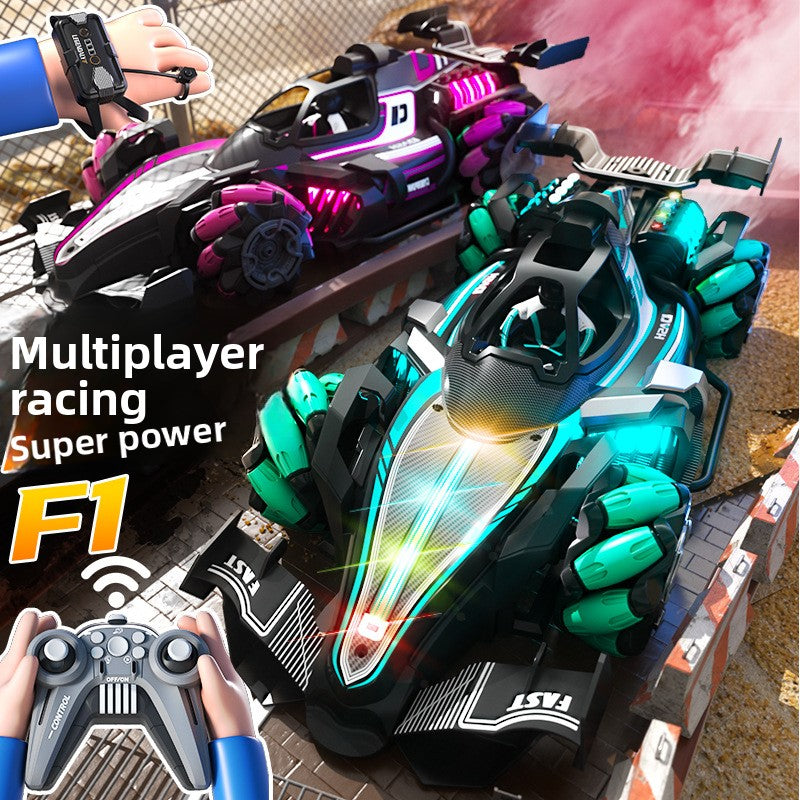 [Factory Direct] F1 Style Gesture Control RC Car with Spray – 2.4GHz 4WD Drift Stunt Racing Car for Kids 06