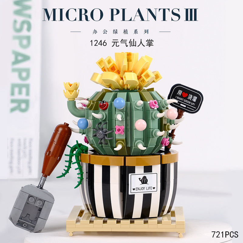 Mini Street Scene Building Blocks Set – Panda Architecture Model, Compatible with Small Bricks, DIY Educational Toy for Kids