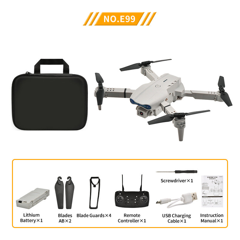 E99 Foldable Drone with HD Camera – RC Quadcopter for Kids