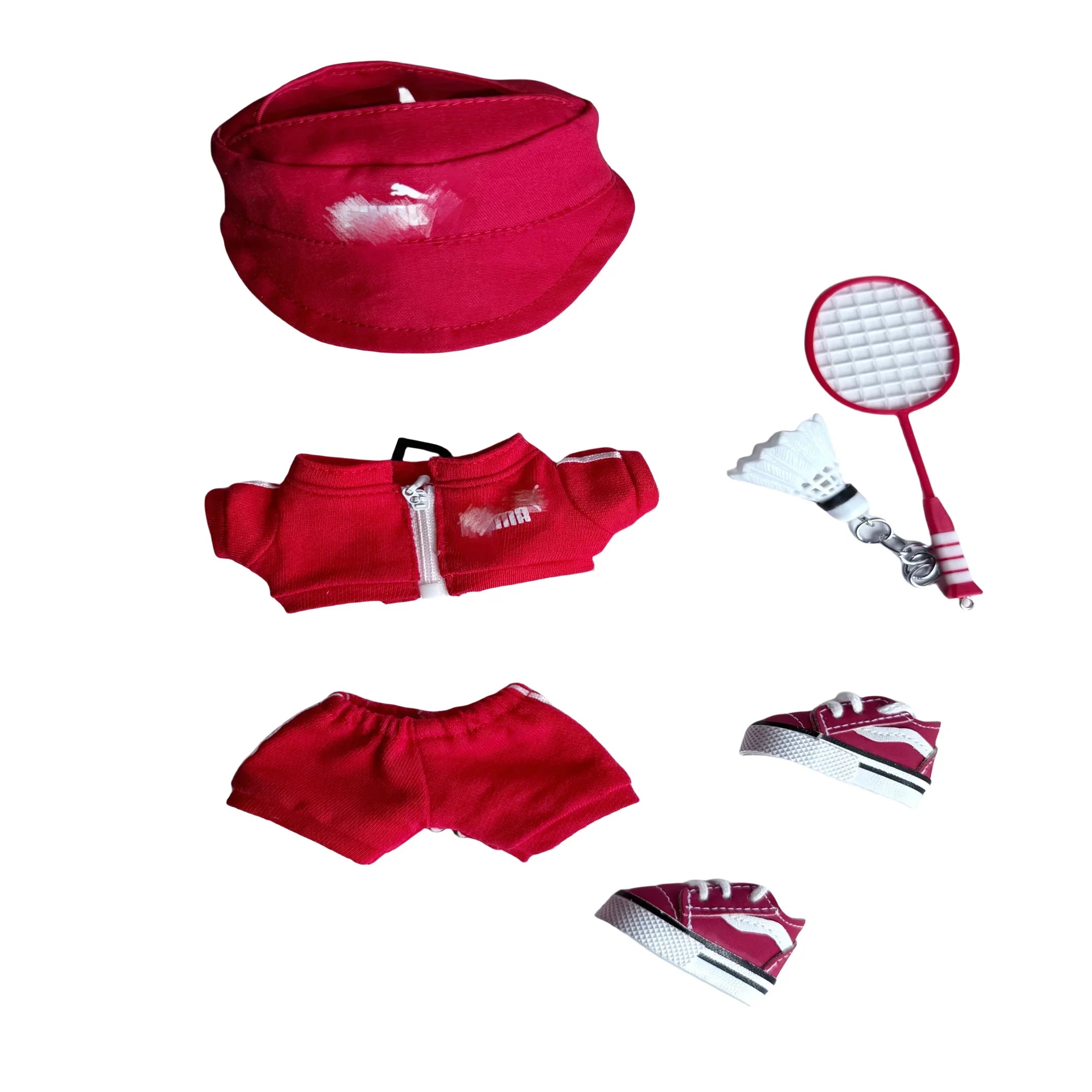 Pop Mart 17cm Labubu Doll Clothes – 6-Piece Sports Outfit Set (4 Styles Available) – Fits Gen 1/2/3 (Doll Not Included)-06 - INNZEA OFFICIAL