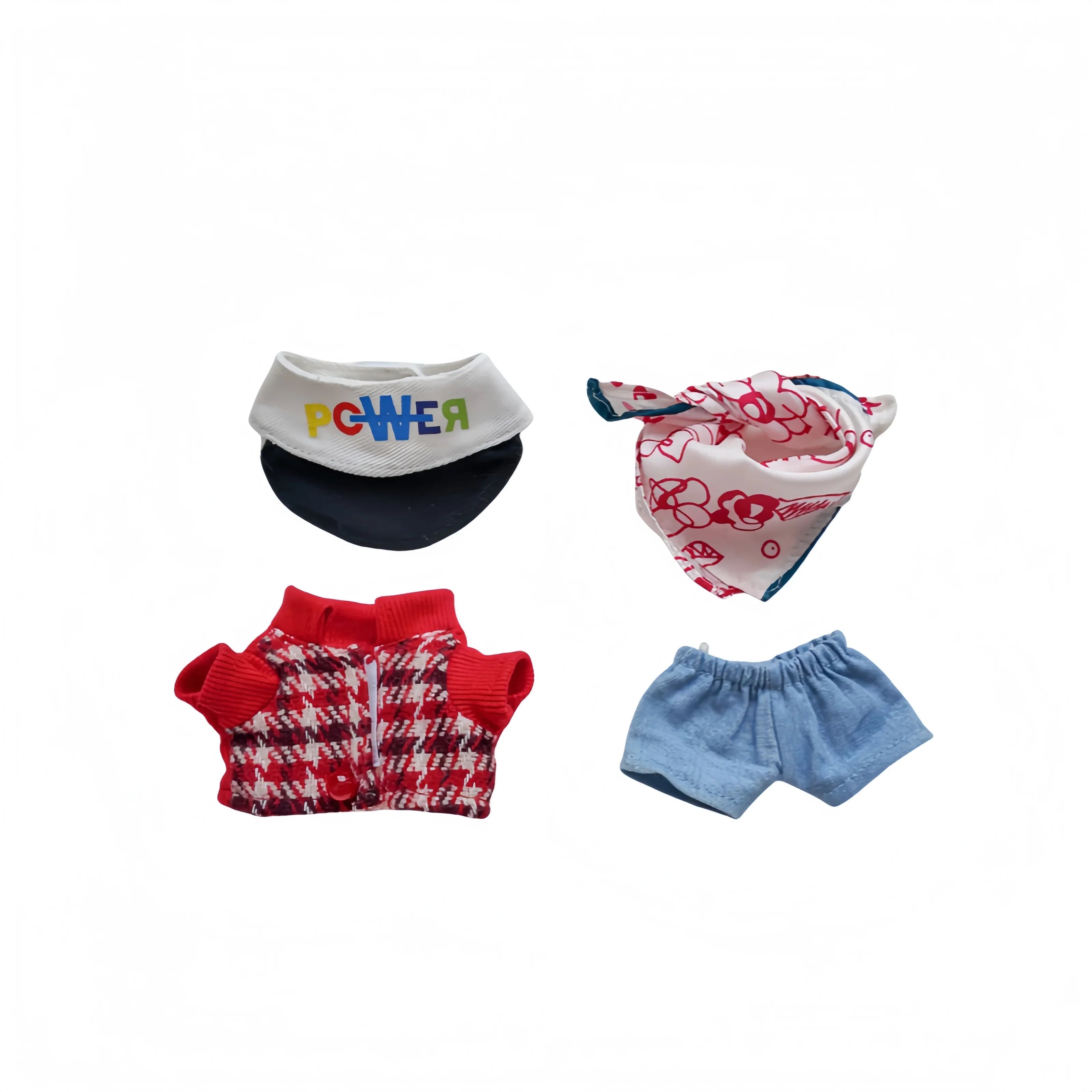 Labubu Doll Costume GD Same Set – 6-Piece G-Dragon Concert Style Outfit for 17cm Dolls - INNZEA OFFICIAL