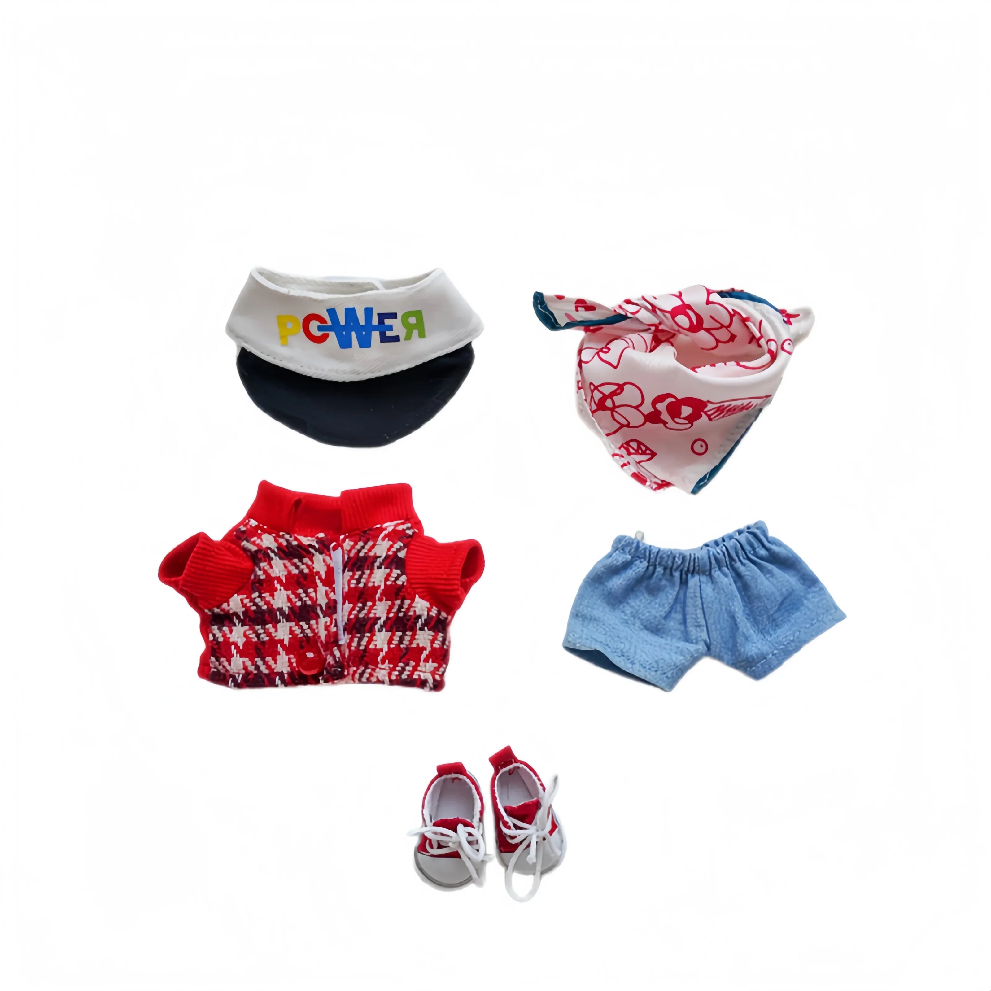 Labubu Doll Costume GD Same Set – 6-Piece G-Dragon Concert Style Outfit for 17cm Dolls - INNZEA OFFICIAL