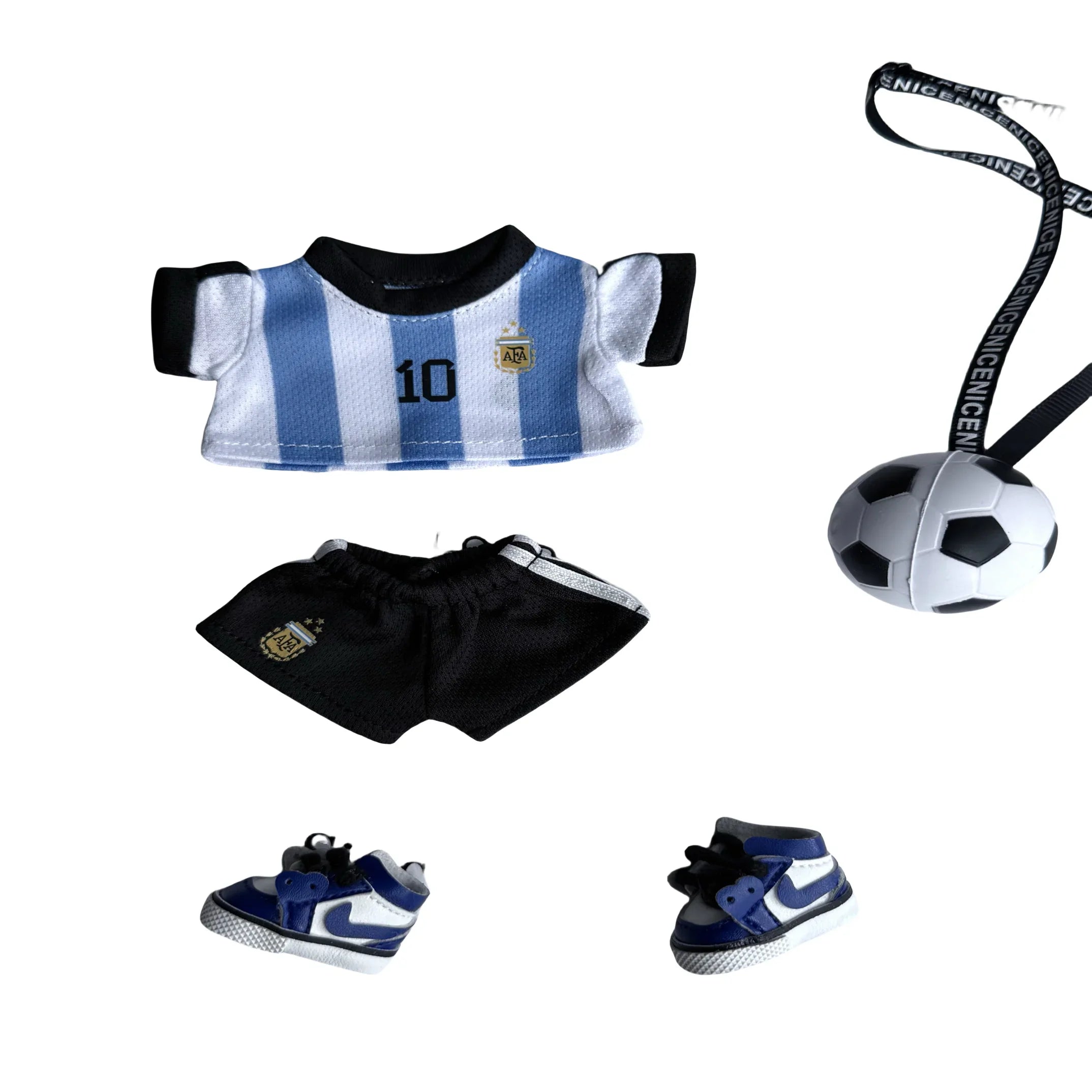 Pop Mart 17cm Labubu Doll Clothes – Soccer & Basketball Sports Uniform Set – Fits Gen 1/2/3 (Clothes Only, Doll Not Included)-04 - INNZEA OFFICIAL