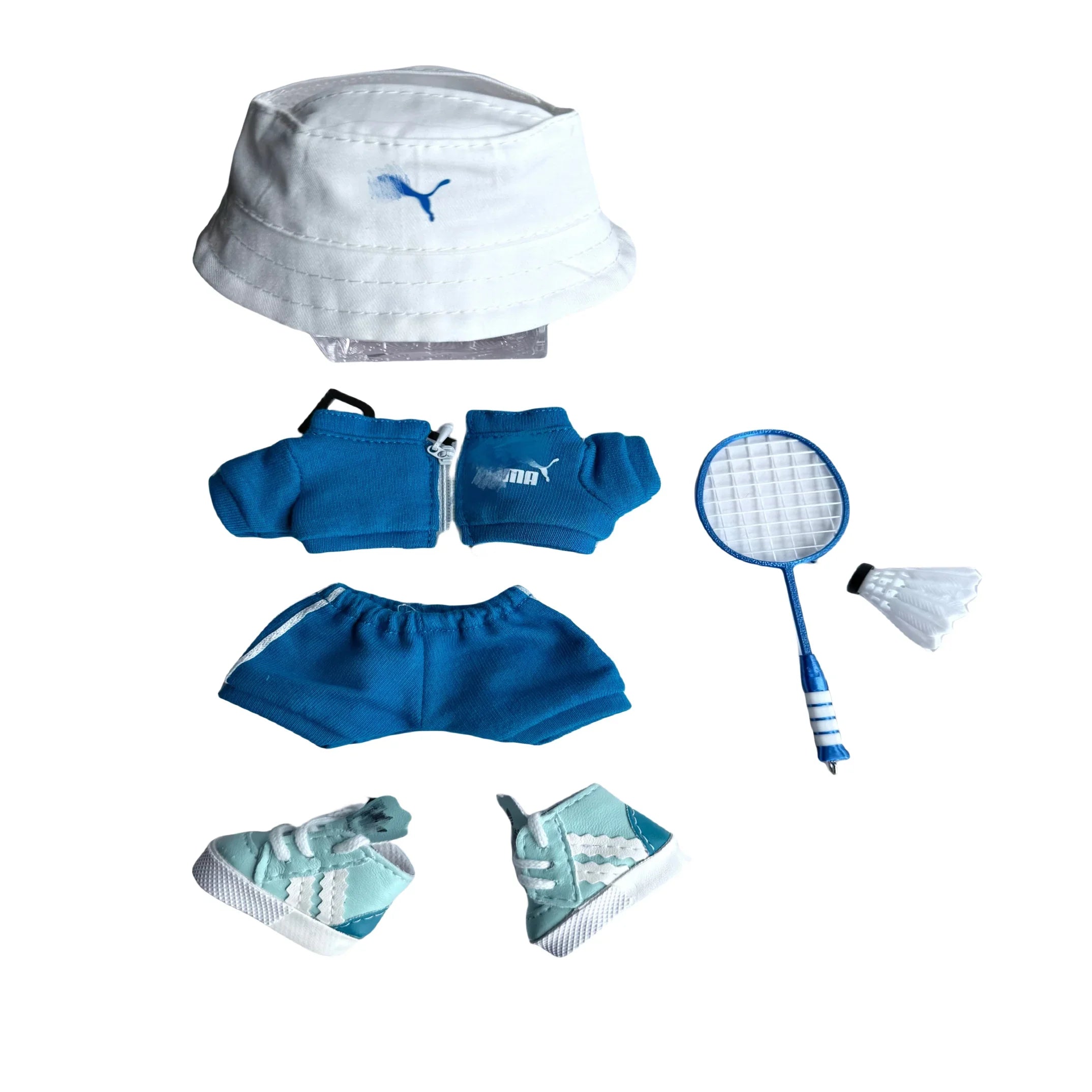 Pop Mart 17cm Labubu Doll Clothes – 6-Piece Sports Outfit Set (4 Styles Available) – Fits Gen 1/2/3 (Doll Not Included)-06 - INNZEA OFFICIAL