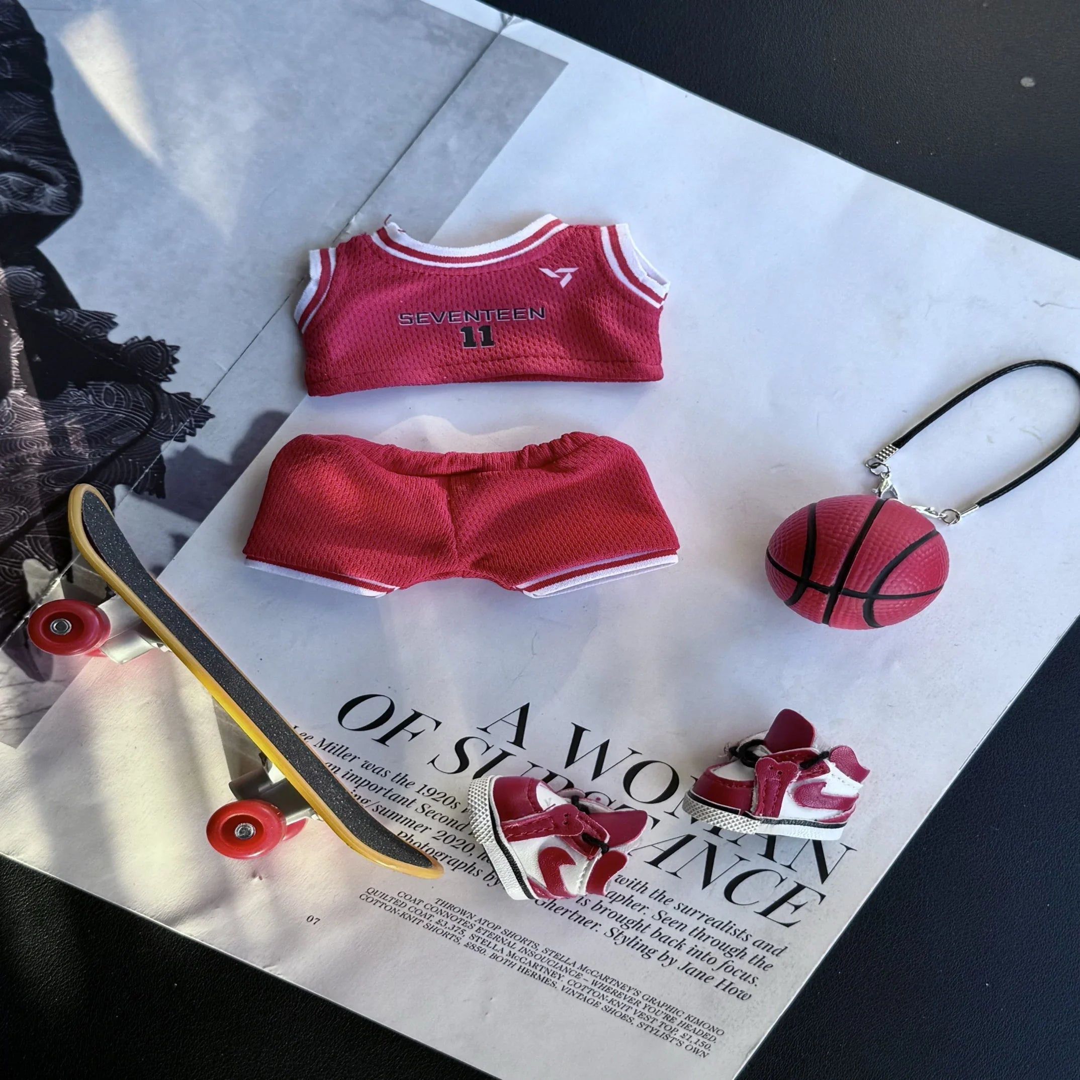 Pop Mart 17cm Labubu Doll Clothes – Soccer & Basketball Sports Uniform Set – Fits Gen 1/2/3 (Clothes Only, Doll Not Included)-04 - INNZEA OFFICIAL