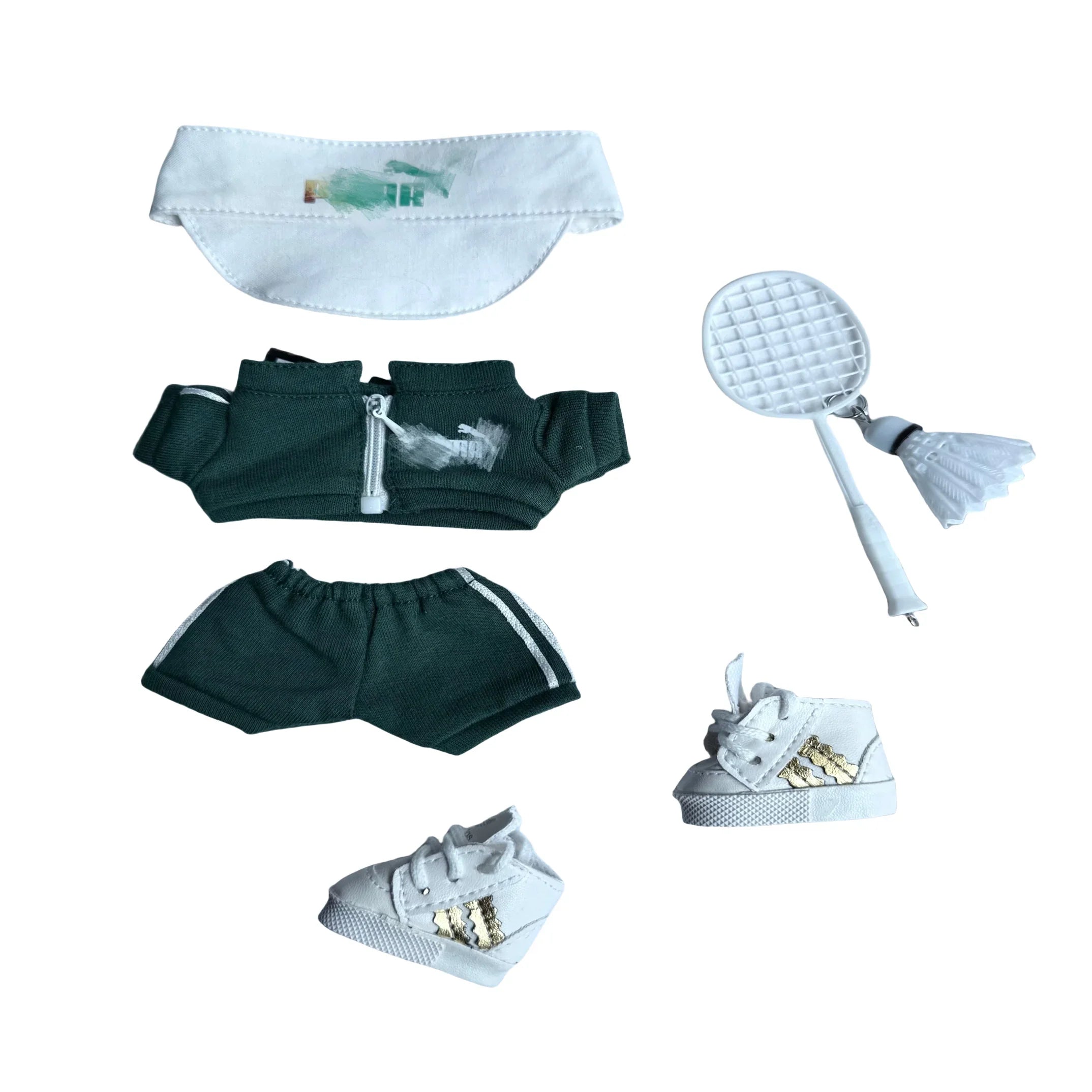Pop Mart 17cm Labubu Doll Clothes – 6-Piece Sports Outfit Set (4 Styles Available) – Fits Gen 1/2/3 (Doll Not Included)-06 - INNZEA OFFICIAL