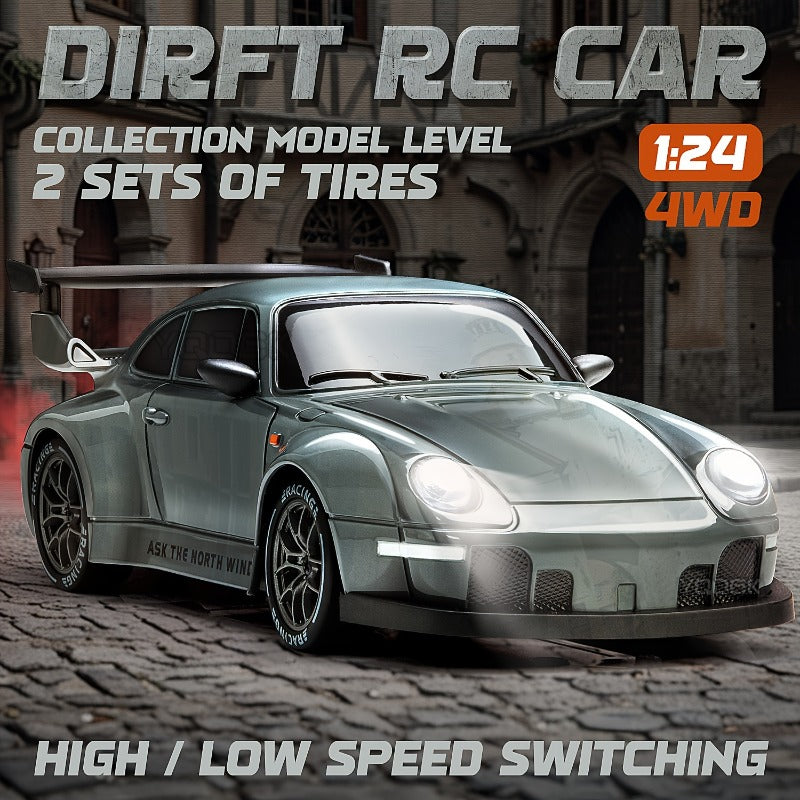 [Factory Direct]1:24 Drift RC Car – 2.4GHz High-Speed Racing Car with Drift Tires & LED Lights 03