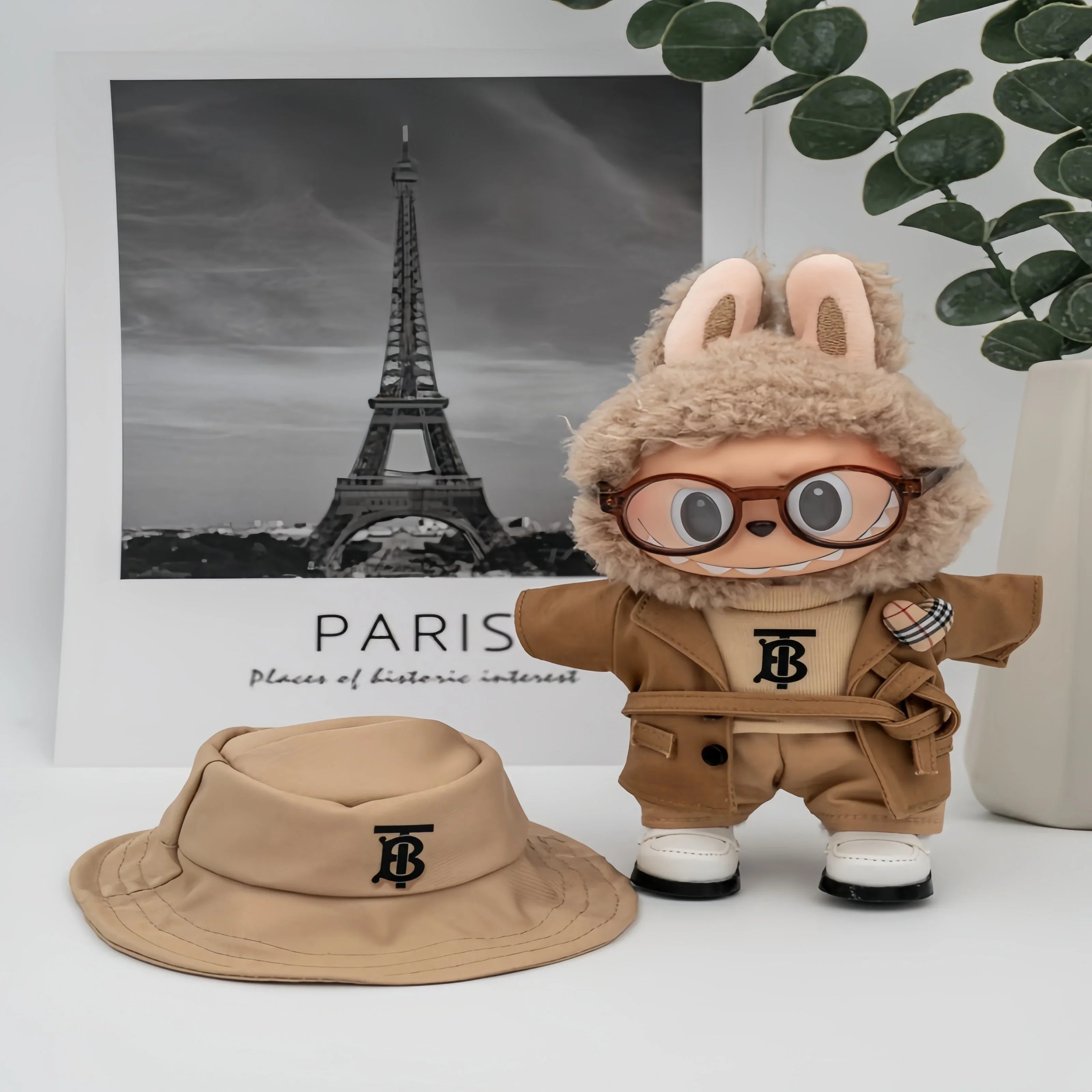 Pop Mart 17cm Labubu Doll Clothes – Designer-Inspired High-Fashion Streetwear Outfit 6-Piece Set – Fits Gen 1/2/3 (Clothes Only, Doll Not Included)-10 - INNZEA OFFICIAL