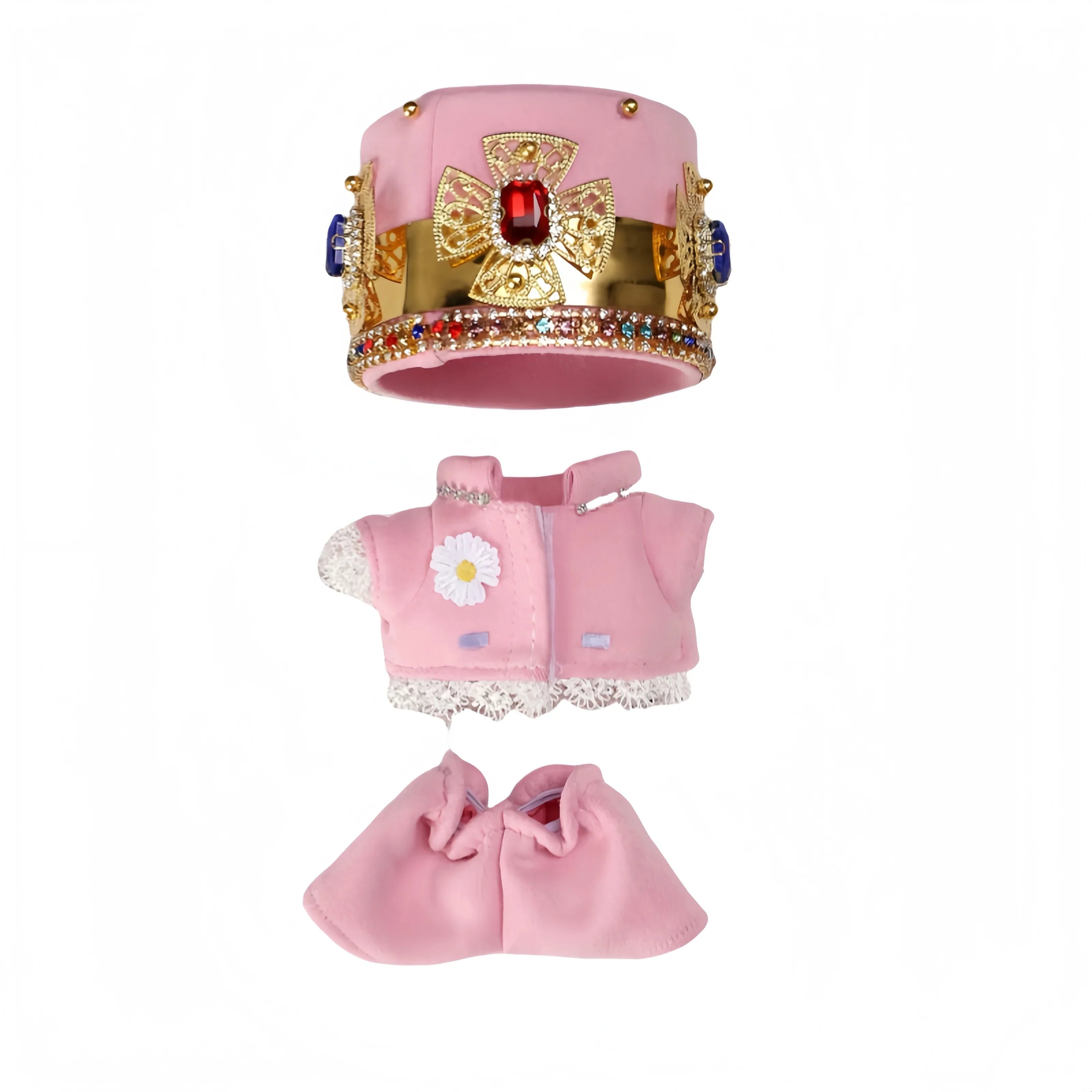 Pop Mart Labubu 1/2/3 Gen Doll Clothes GD Pink Concert Style 6-Piece Set (Clothes Only) - INNZEA OFFICIAL